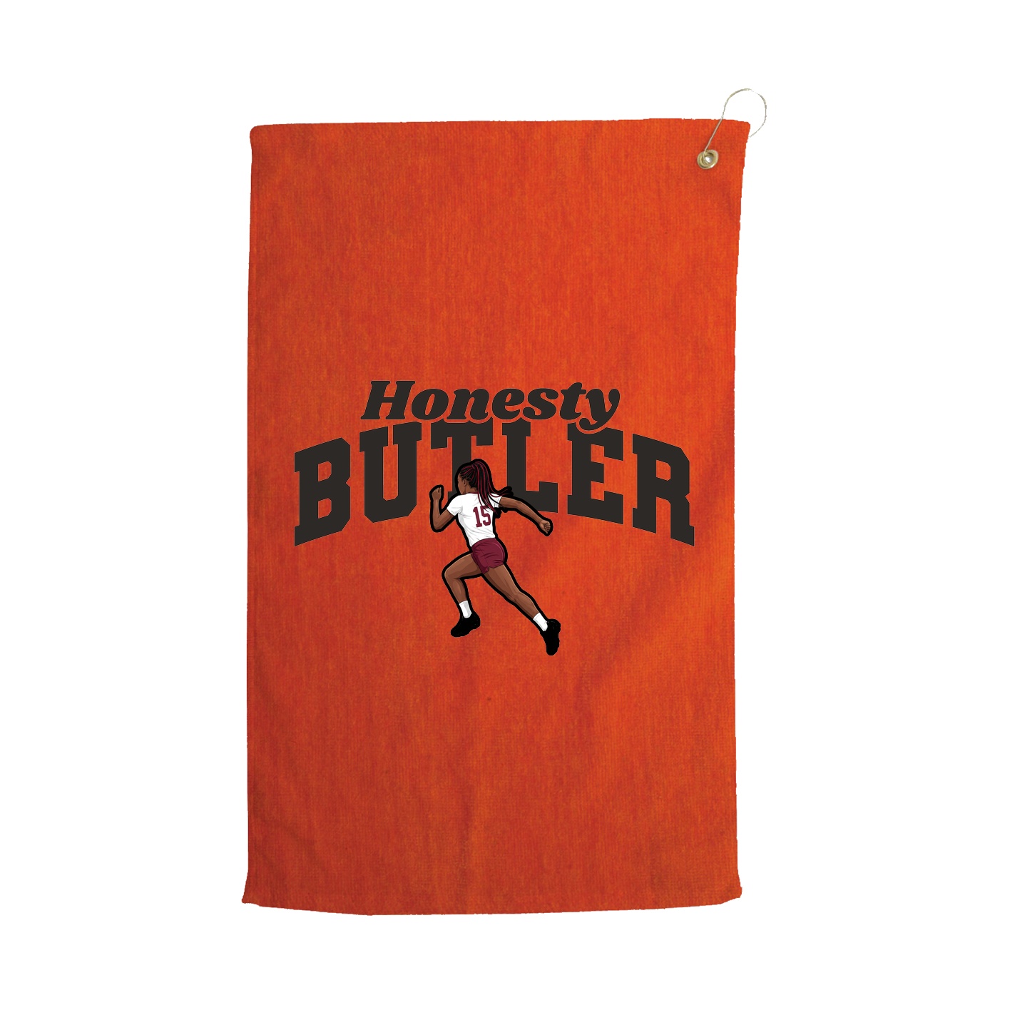 Golf Towel — Signature Arch in Orange