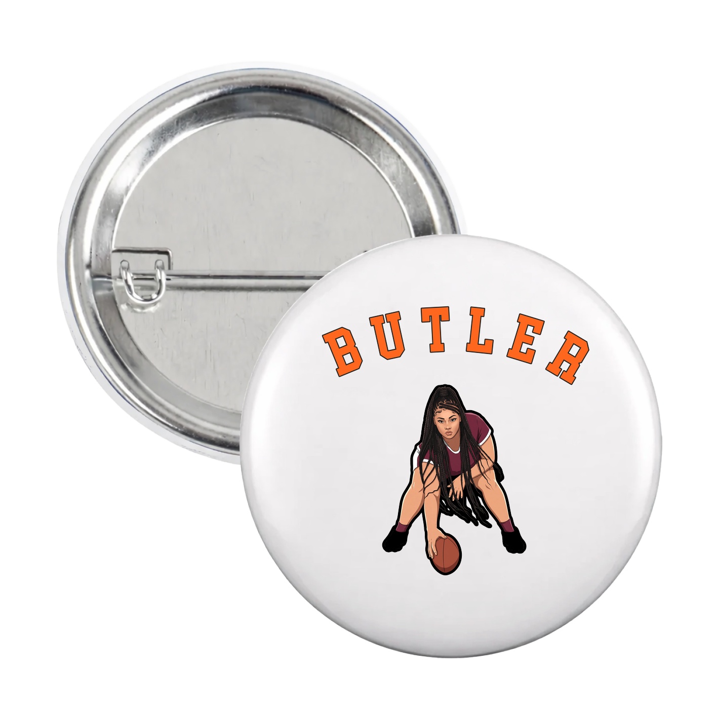 Game Day Button — Shirsey Arch in White
