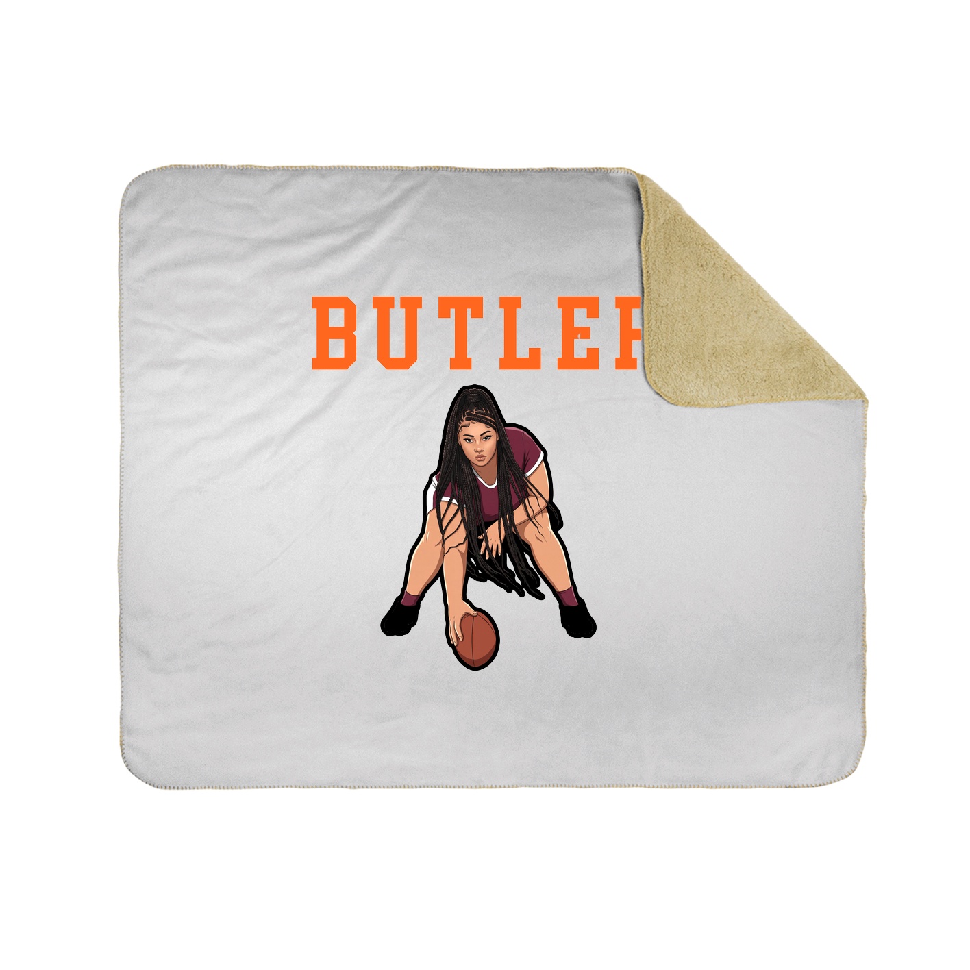 Throw Blanket — Shirsey in White