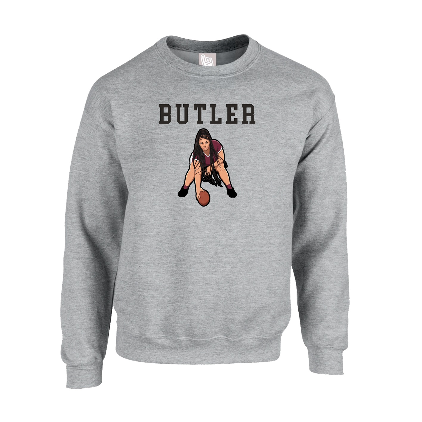 Fleece Crew — Shirsey in Grey