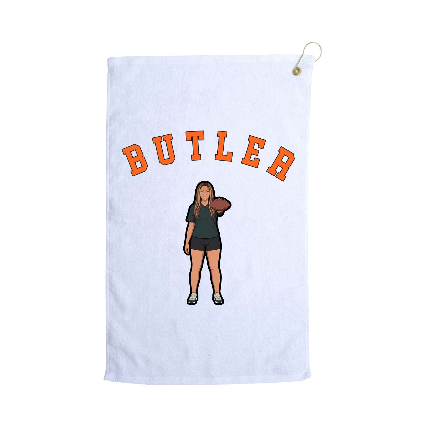 Golf Towel — Shirsey Arch in White