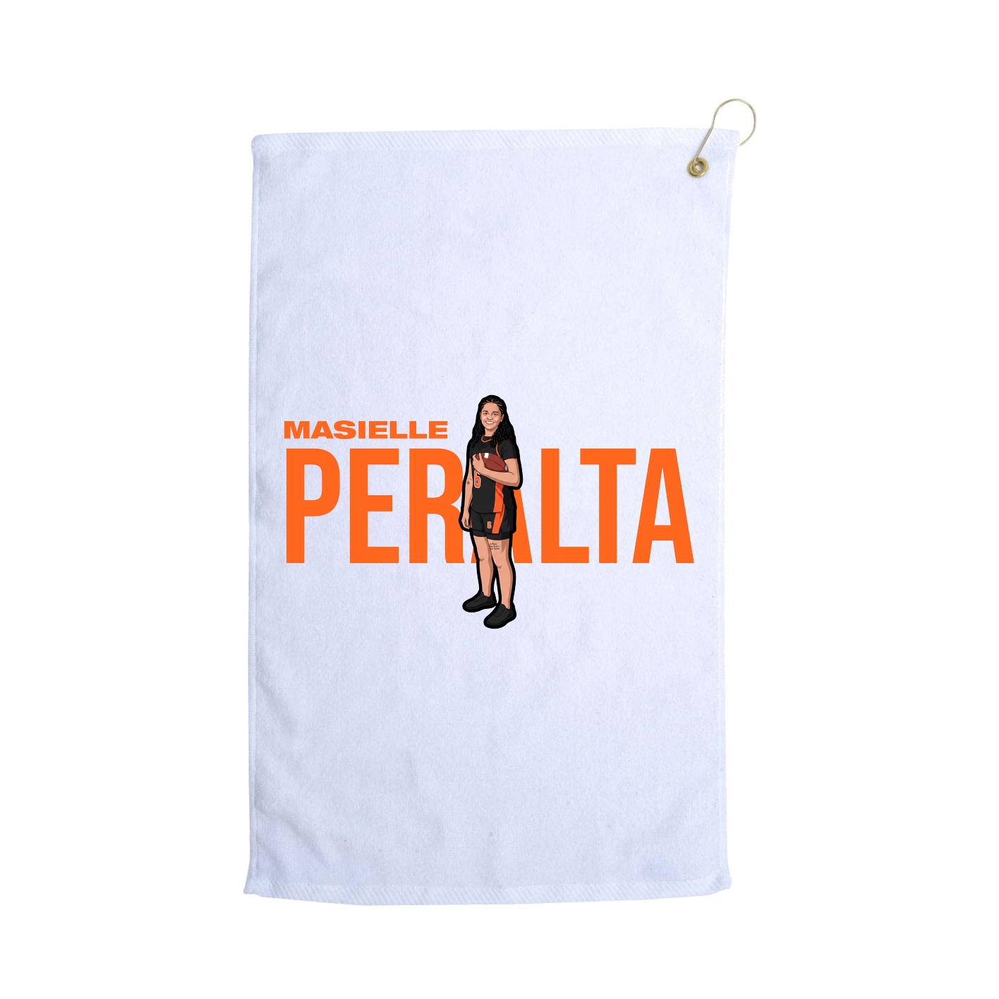 Golf Towel — Player Name in White