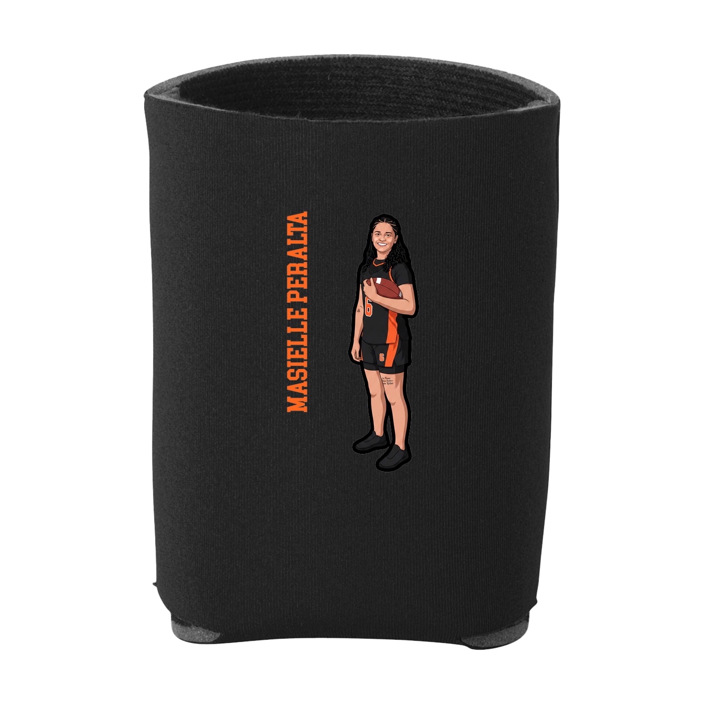 Can Holder — Name Vertical in Black