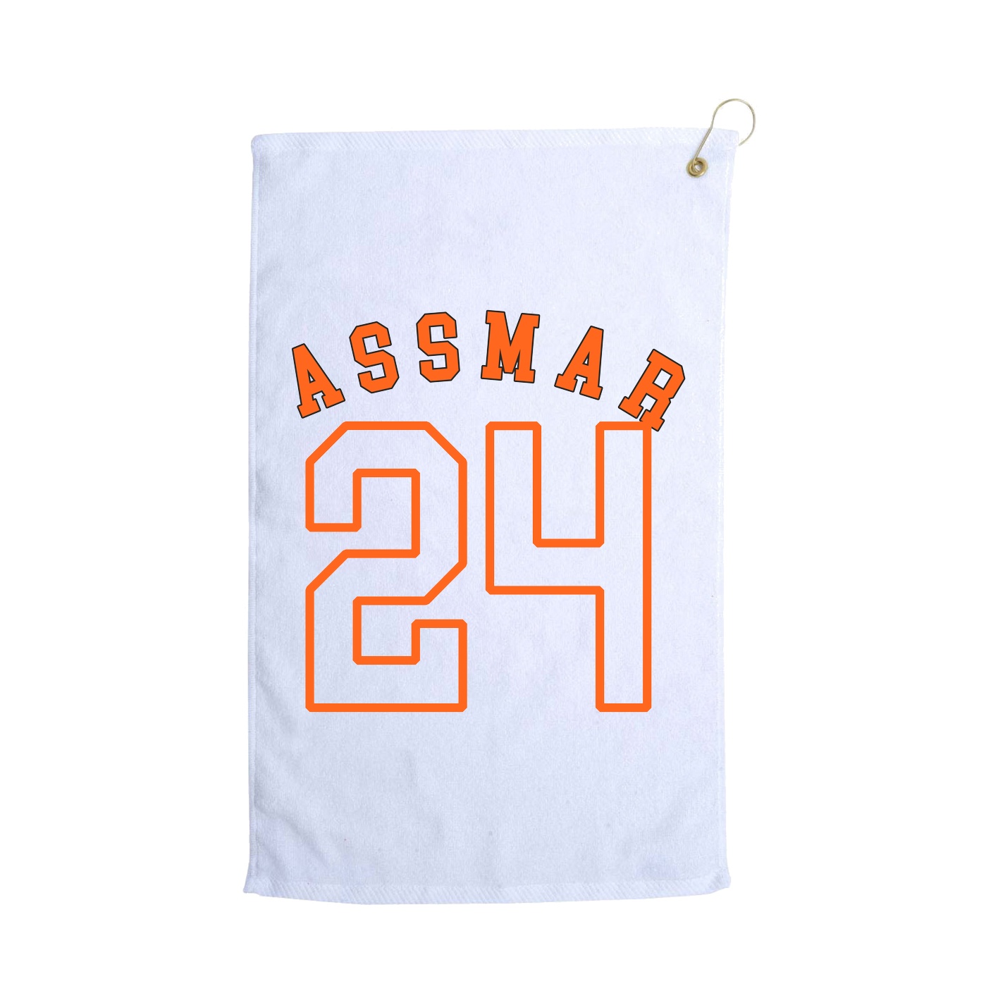 Golf Towel — Shirsey Arch in White