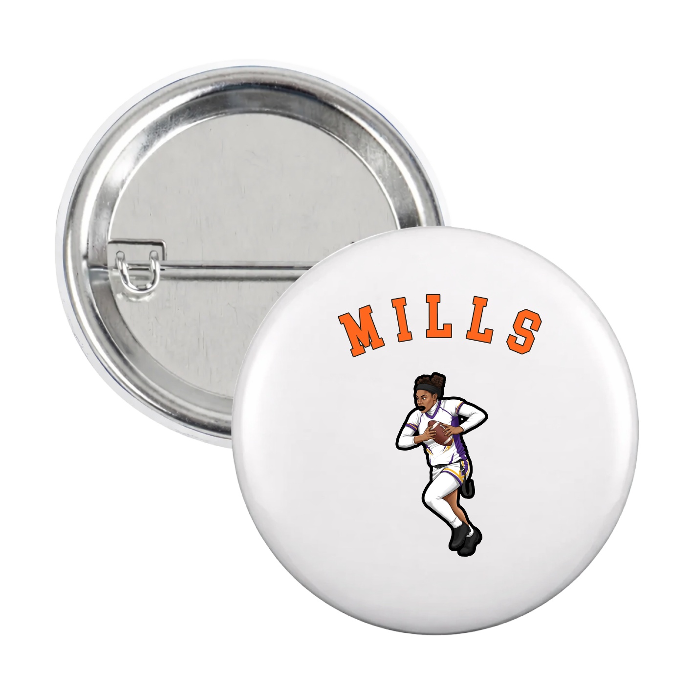Game Day Button — Shirsey Arch in White