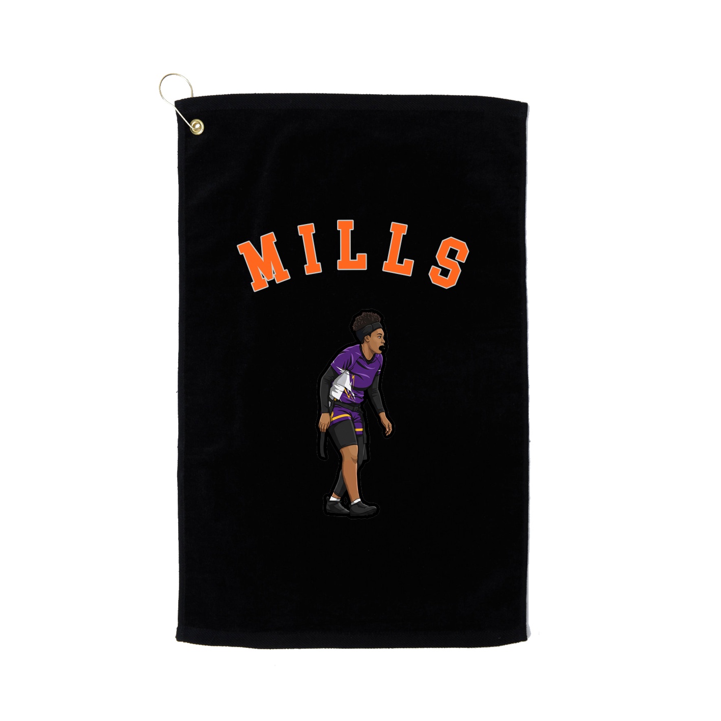 Golf Towel — Shirsey Arch in Black
