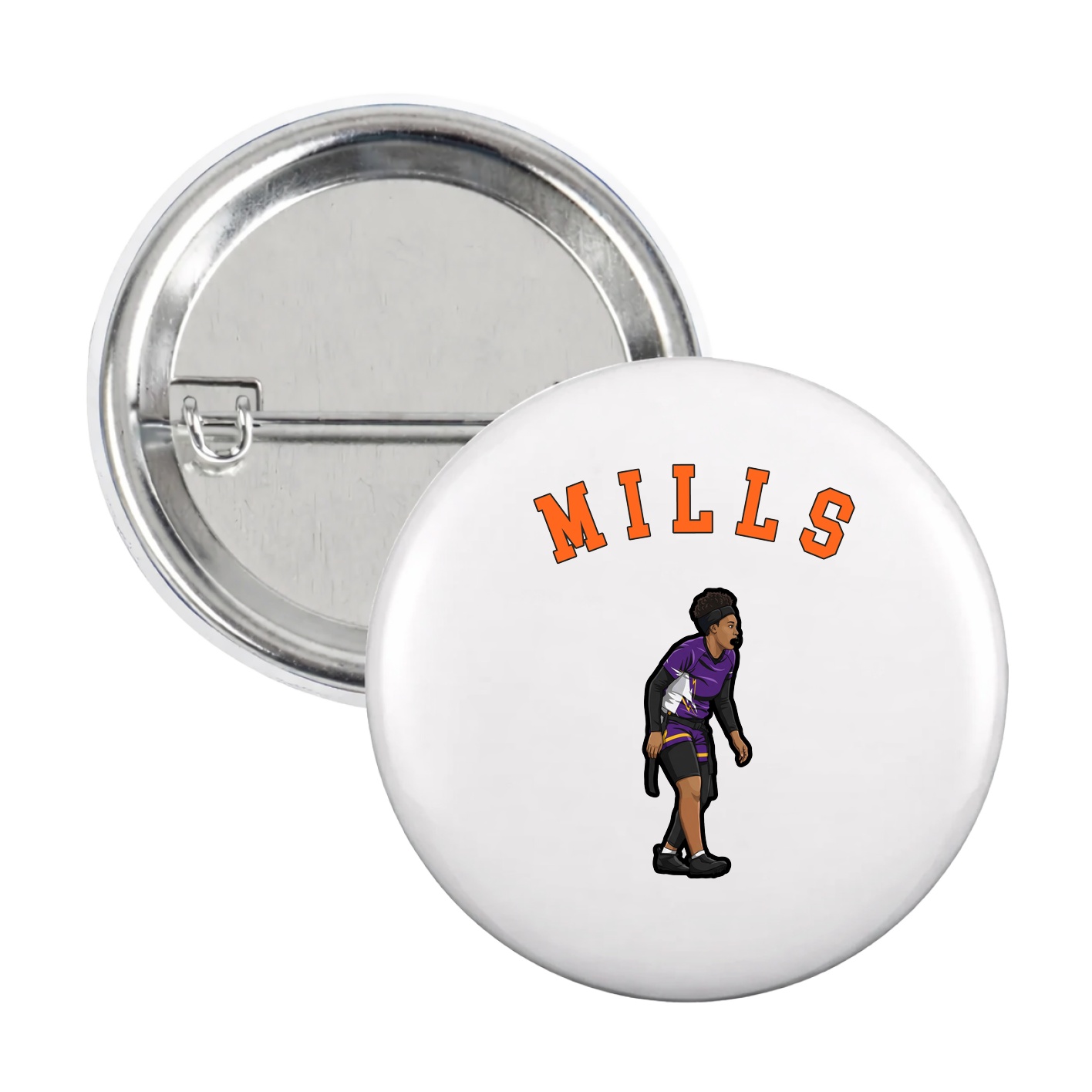 Game Day Button — Shirsey Arch in White