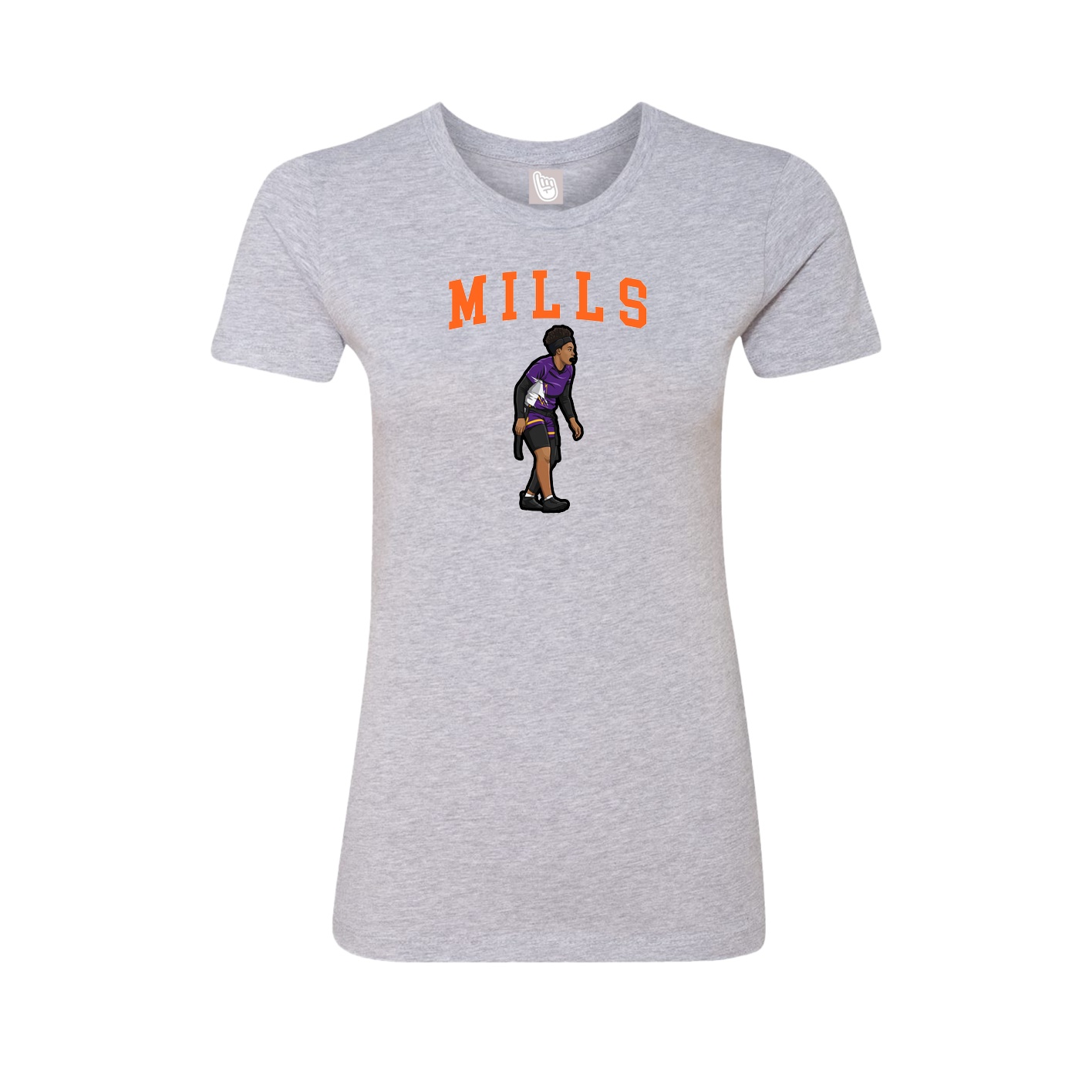 Fitted Women's Tee — Shirsey in Grey