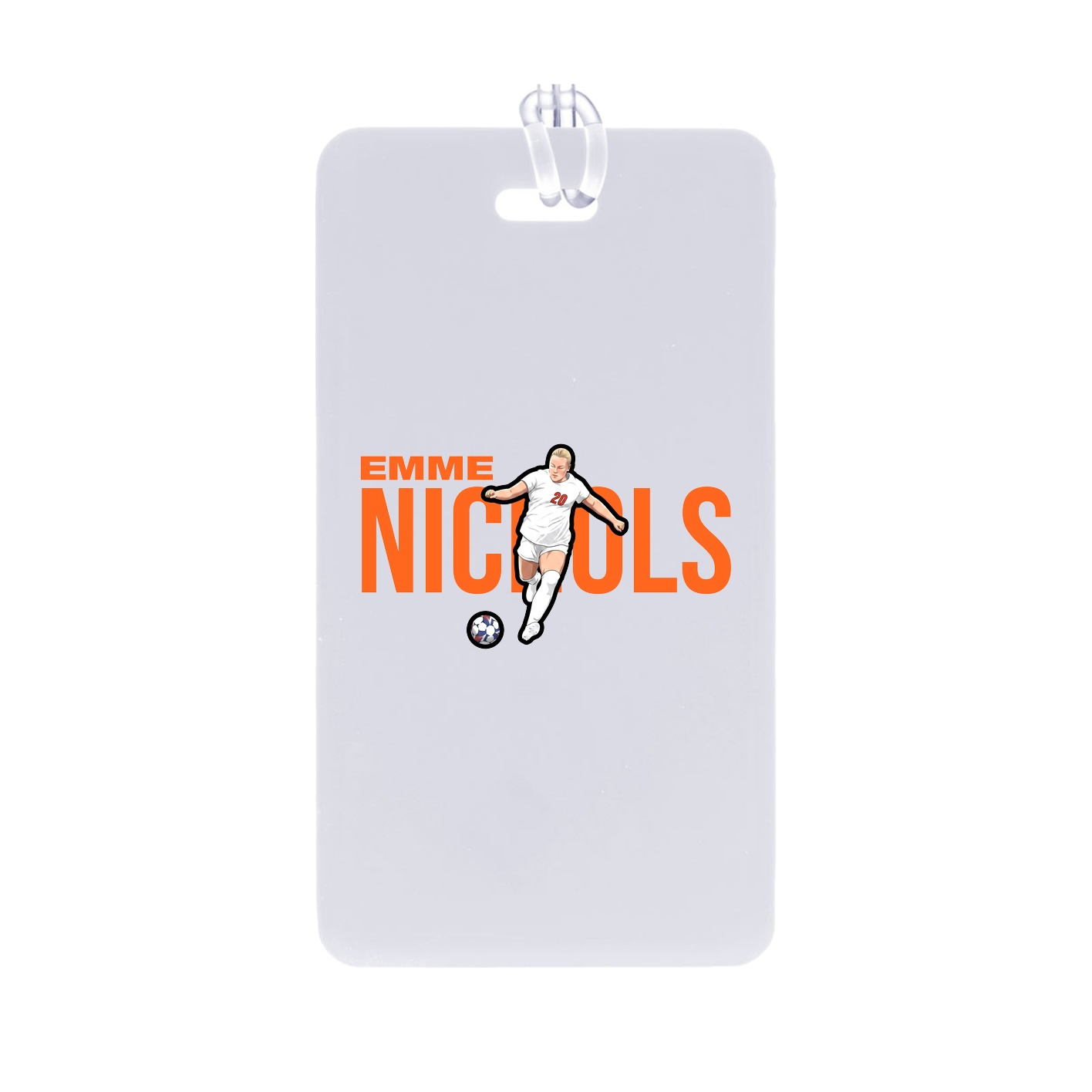 Bag Tag — Player Name in Classic
