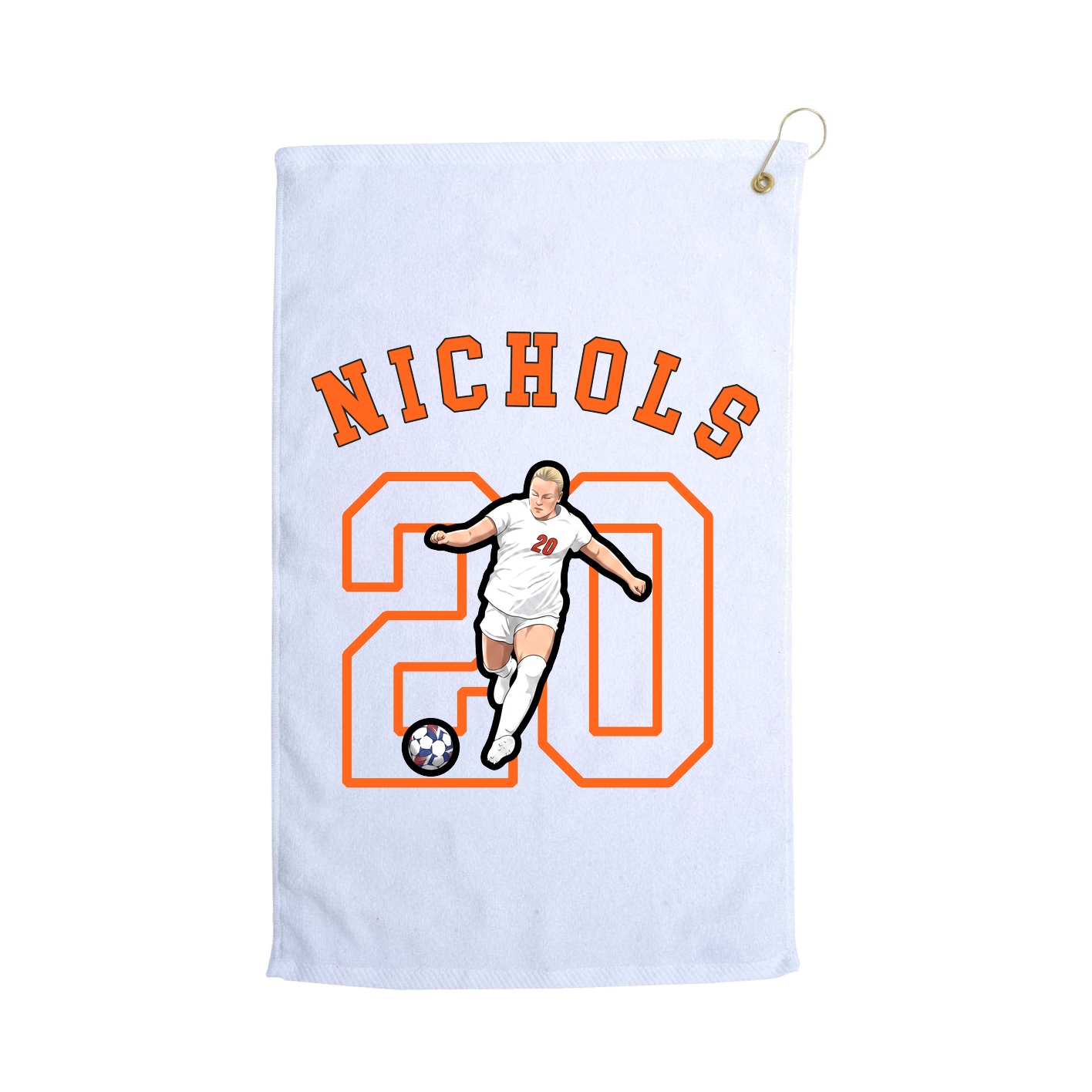 Golf Towel — Shirsey Arch in White