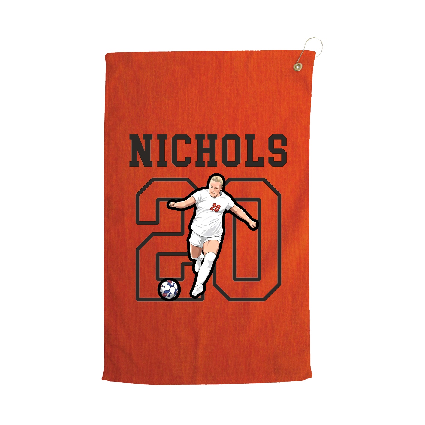 Golf Towel — Shirsey in Orange