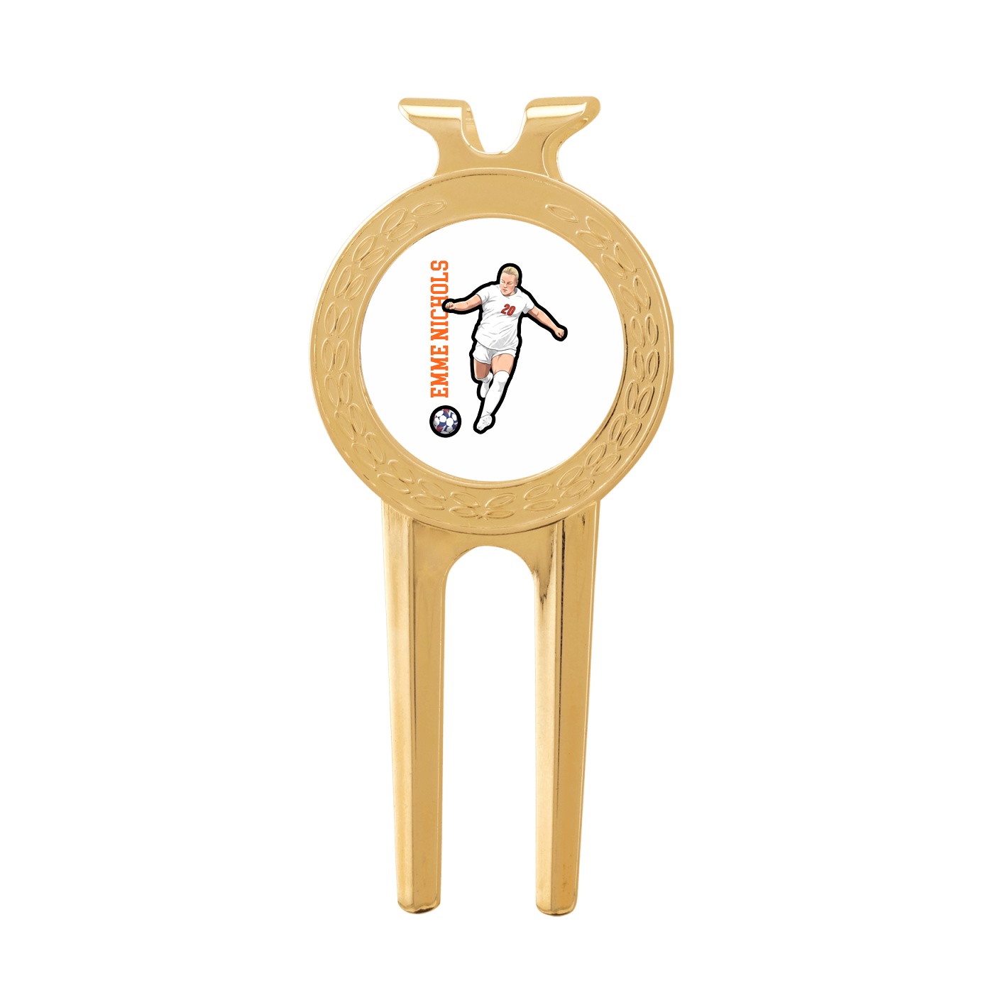 Divot Tool with Ball Marker — Name Vertical in Classic