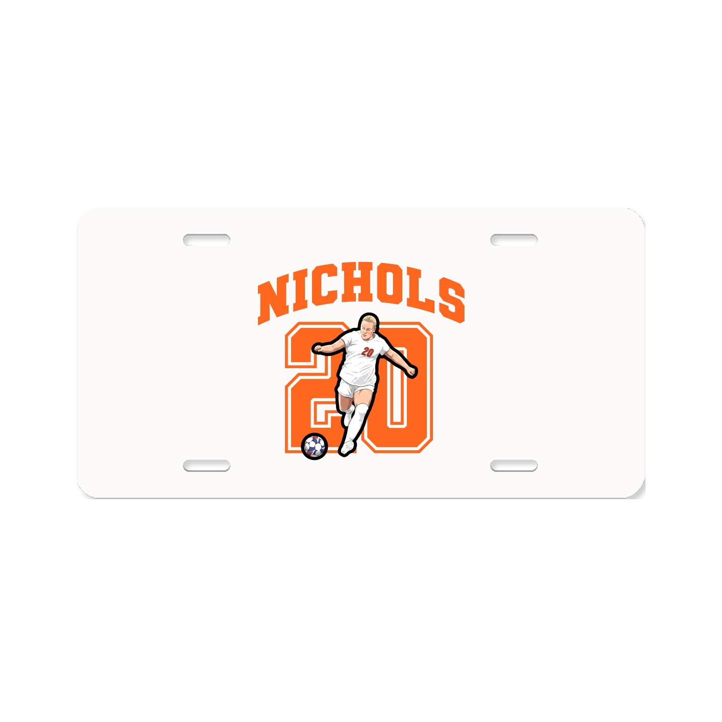 License Plate — Number in Classic