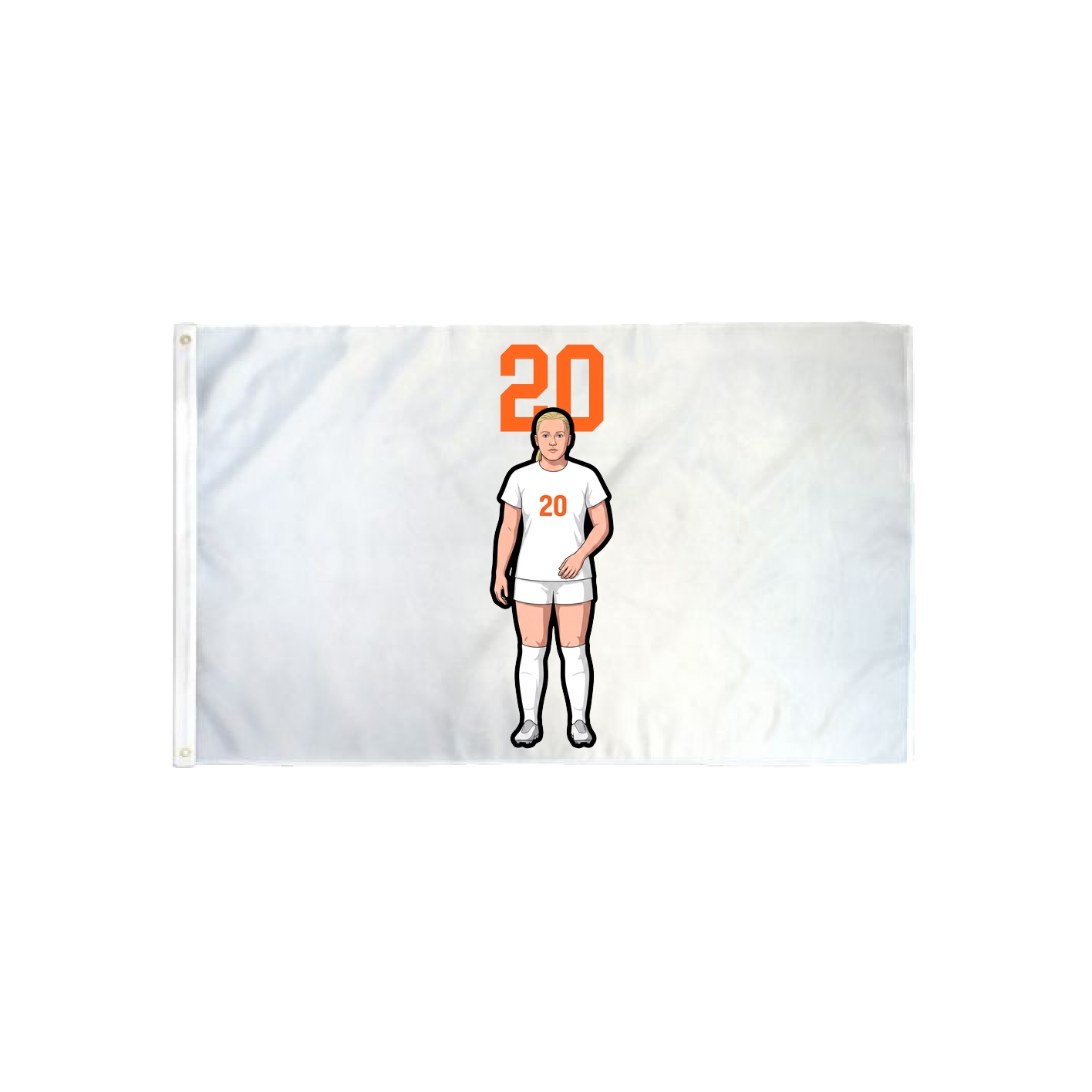 3x5 Flag — Number Top in Classic