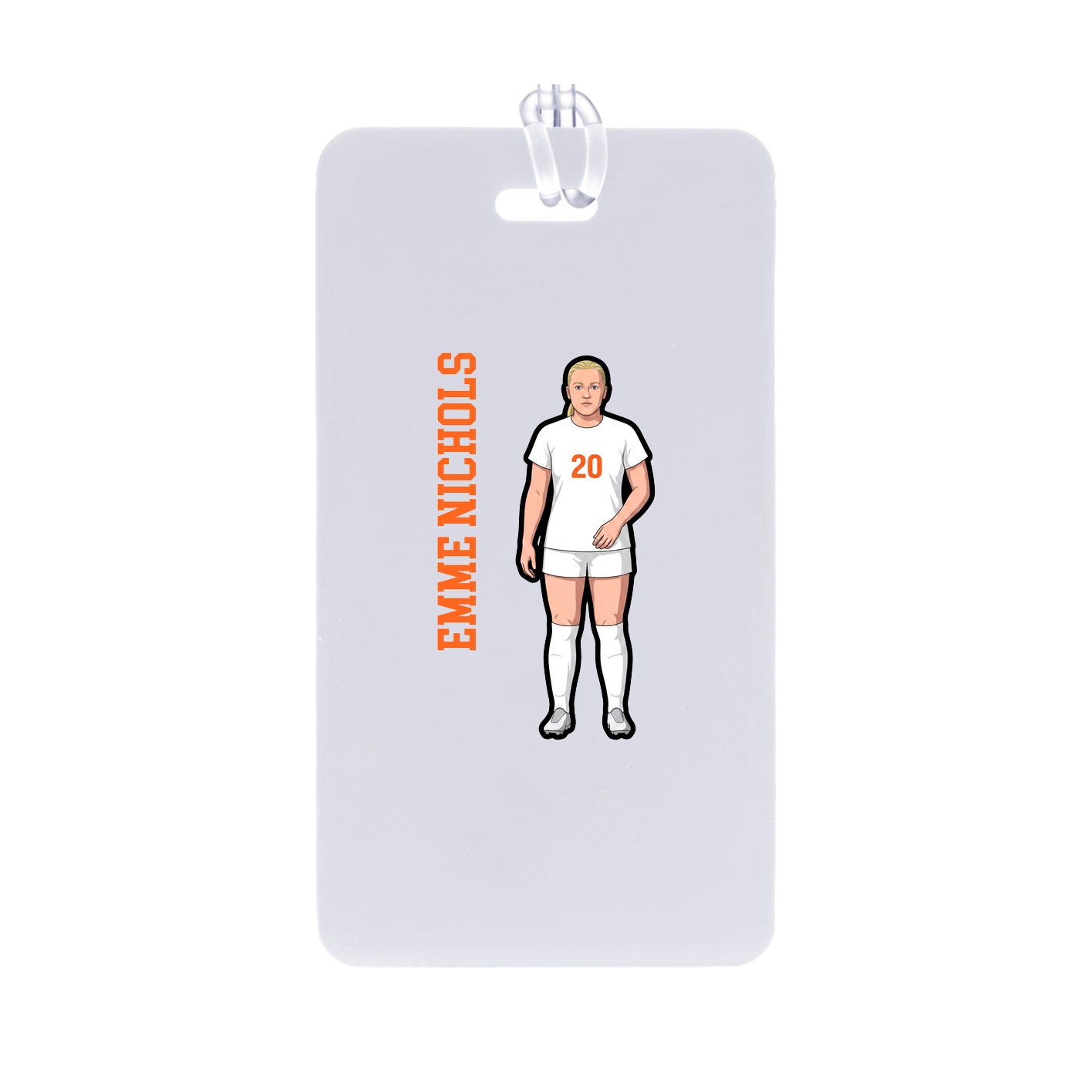 Bag Tag — Name Vertical in Classic