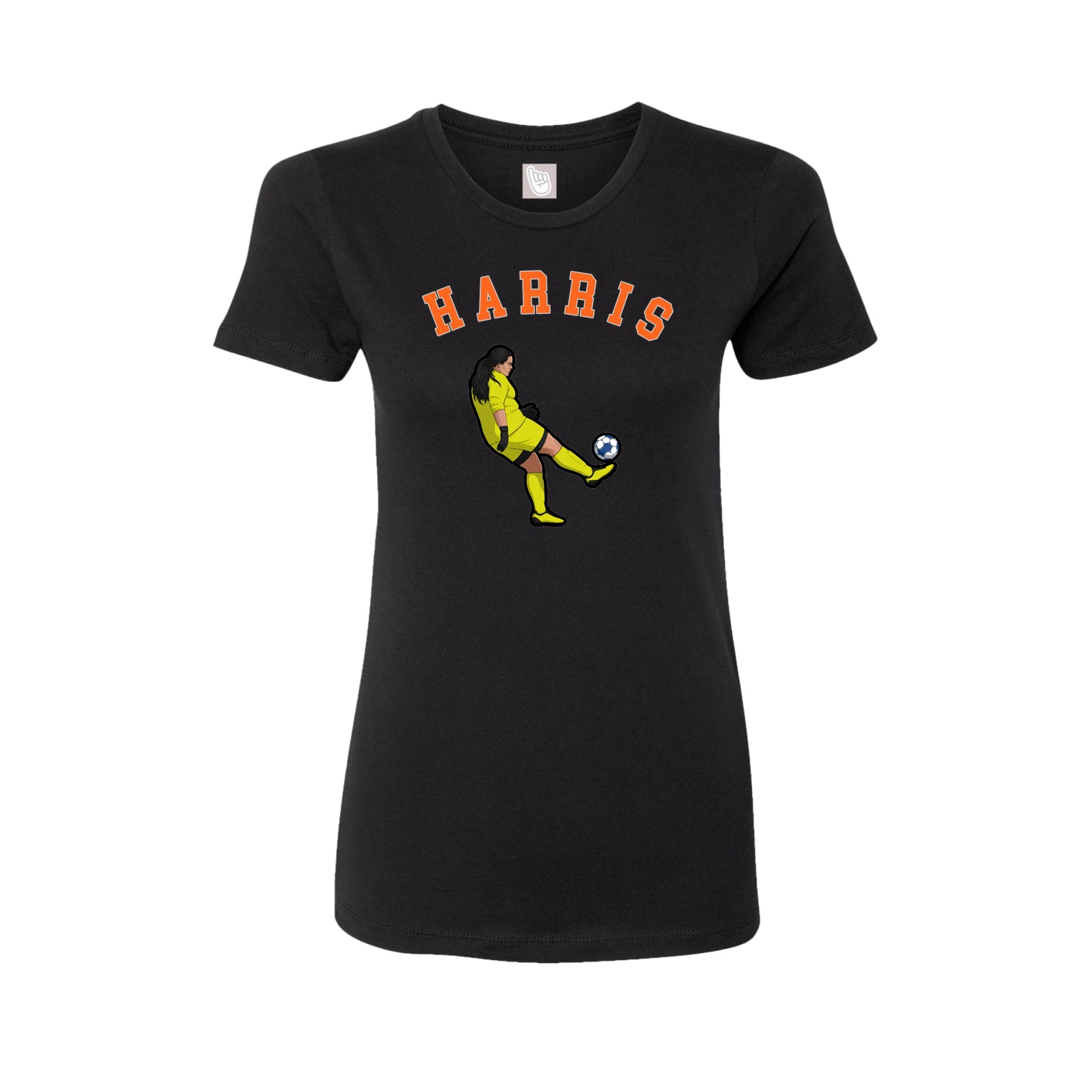 Fitted Women's Tee — Shirsey Arch in Black