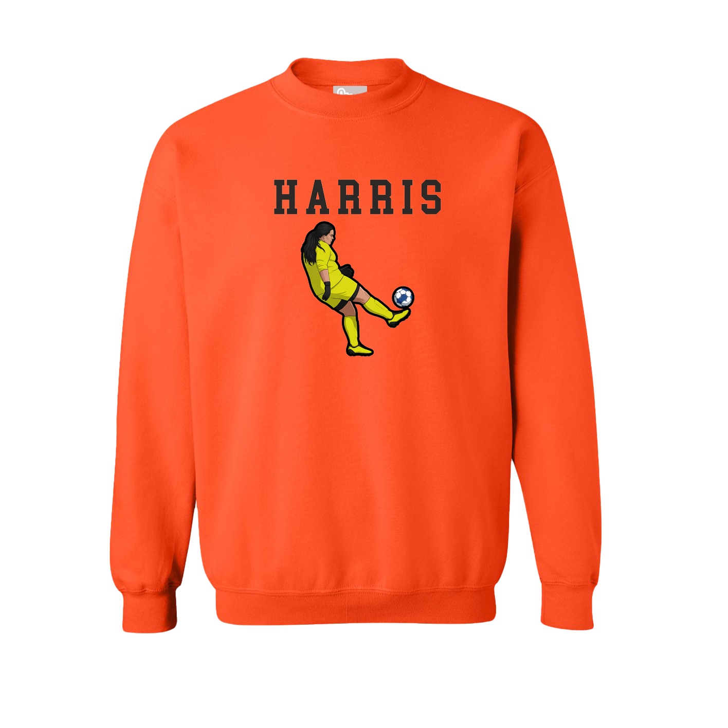 Fleece Crew — Shirsey in Orange