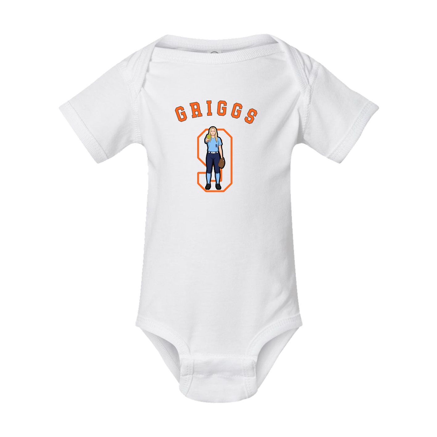 Baby Onesie — Shirsey Arch in White
