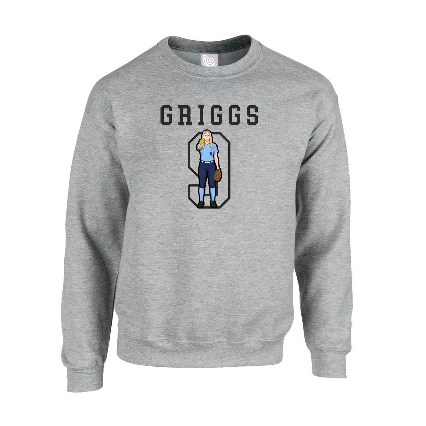 Fleece Crew — Shirsey in Grey