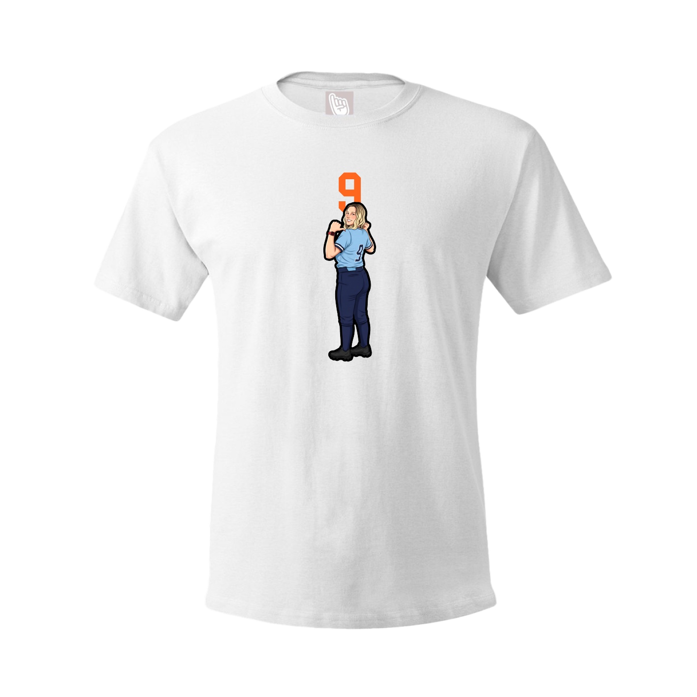 Tee — Number Top in White