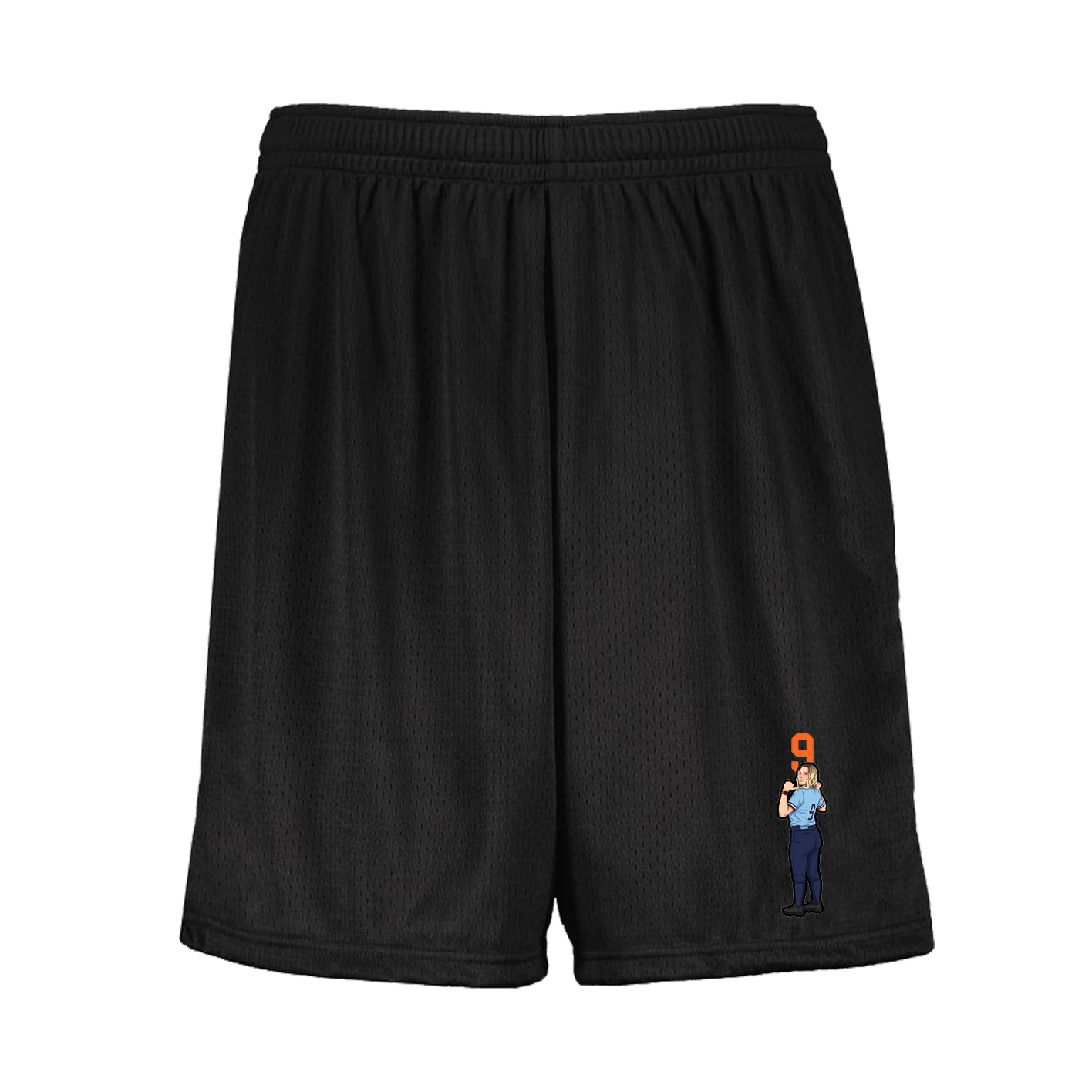 Shorts — Number Top in Black