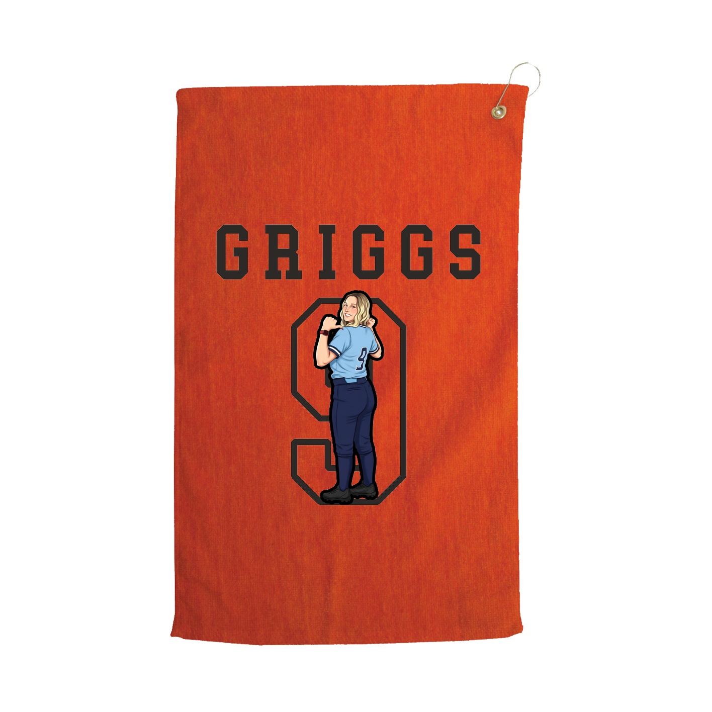 Golf Towel — Shirsey in Orange