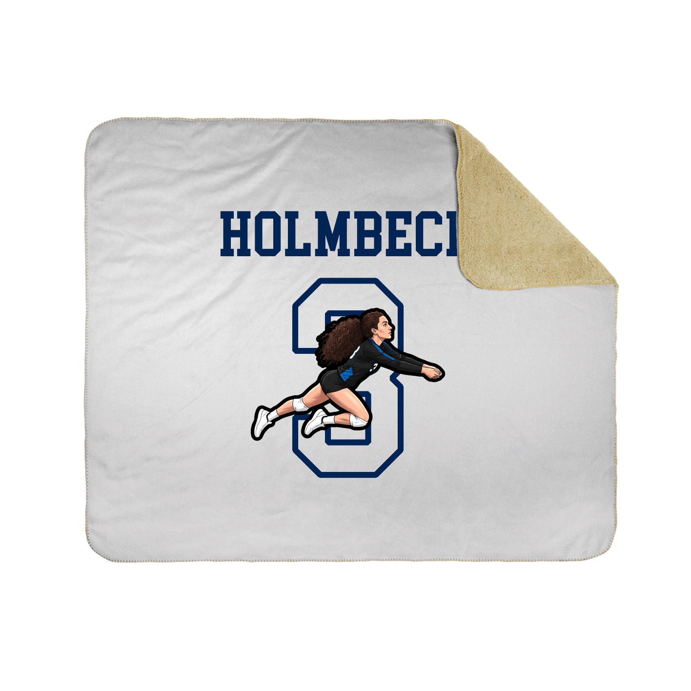 Throw Blanket — Shirsey in White