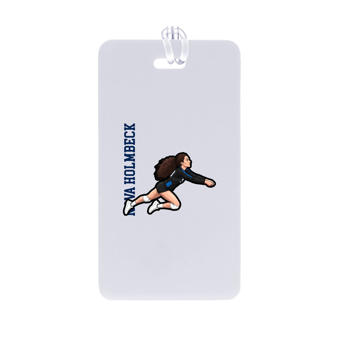 Bag Tag — Name Vertical in Classic