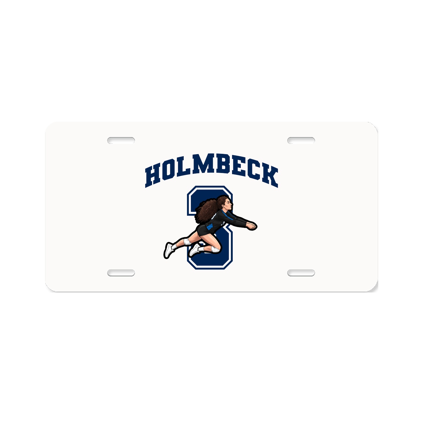 License Plate — Number in Classic