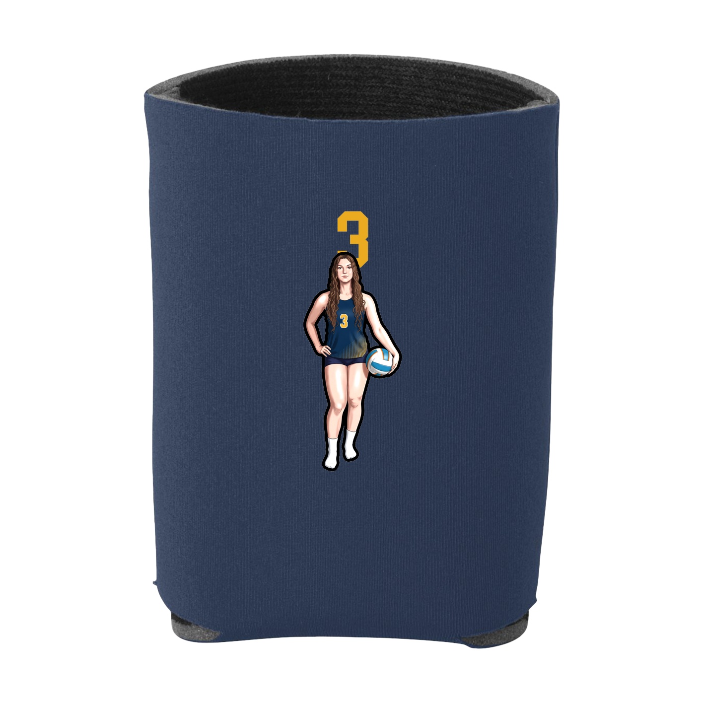 Can Holder — Number Top in Navy