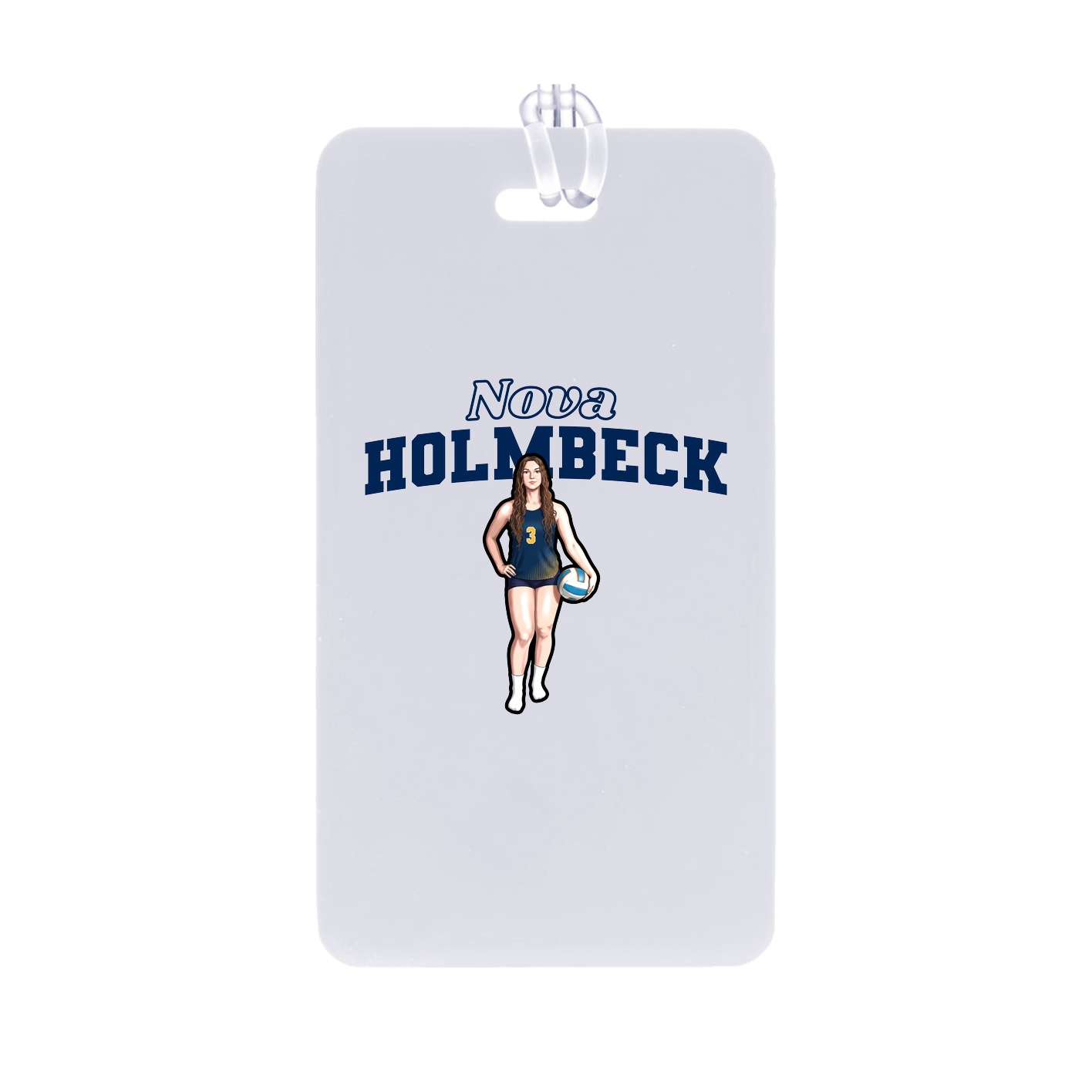 Bag Tag — Name Arch in Classic