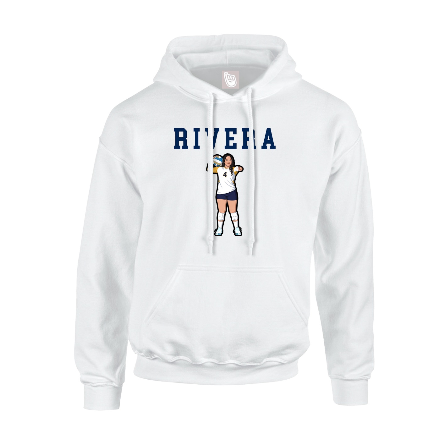 Hoodie — Shirsey in White