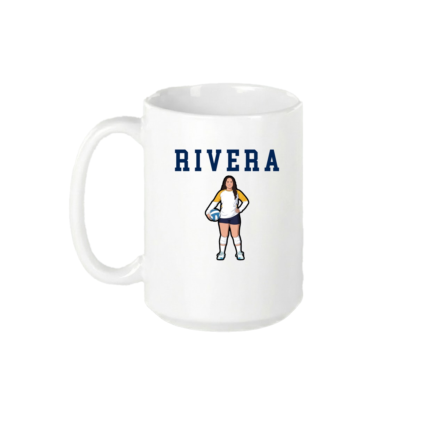 15oz Coffee Mug — Shirsey in White