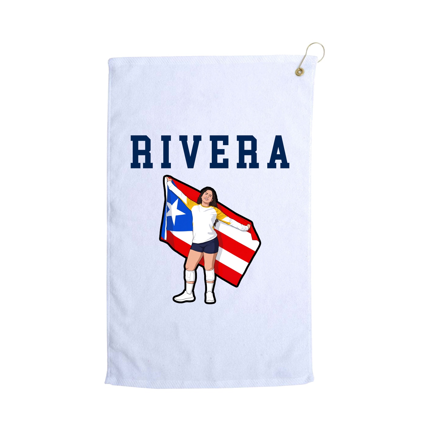 Golf Towel — Shirsey in White