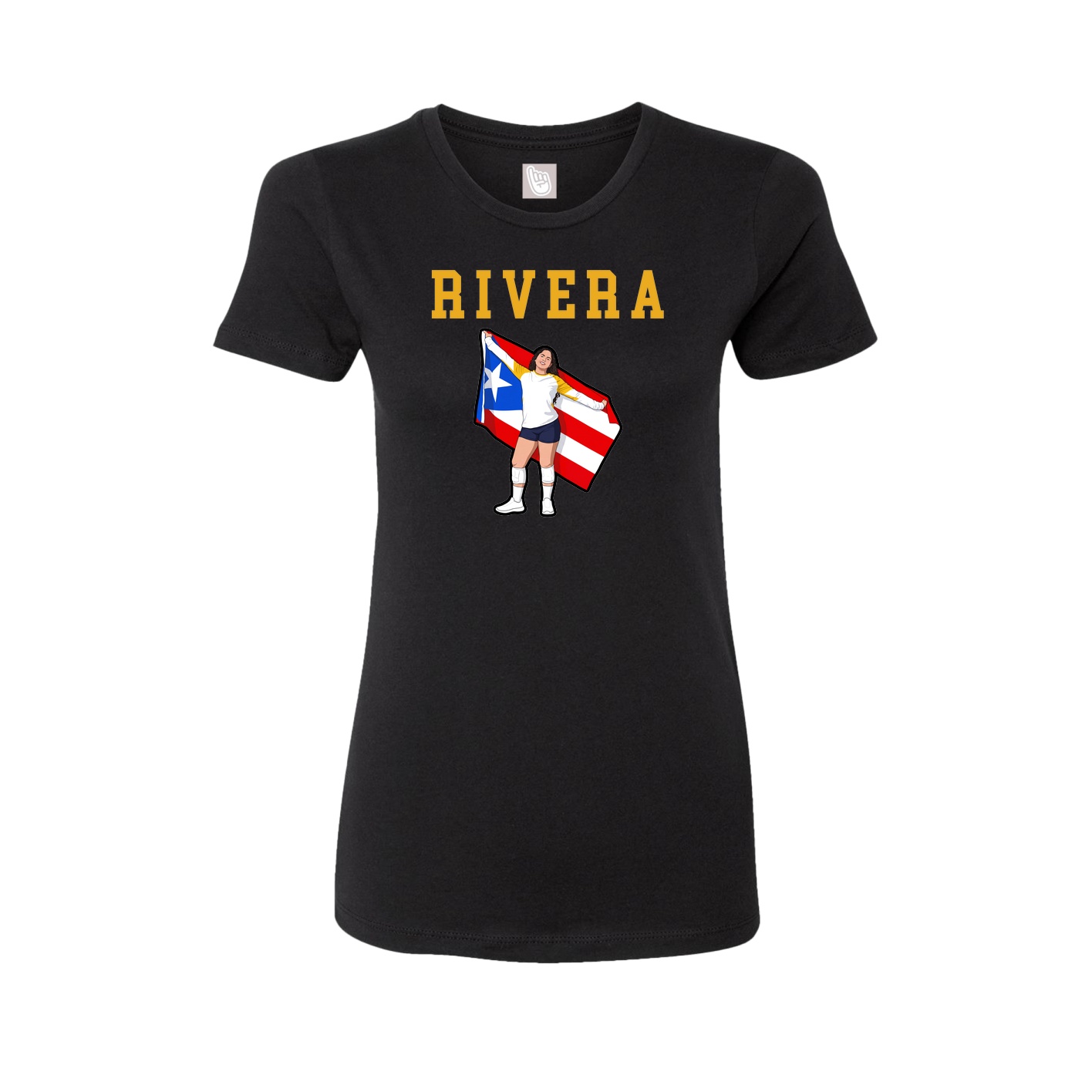 Fitted Women's Tee — Shirsey in Black