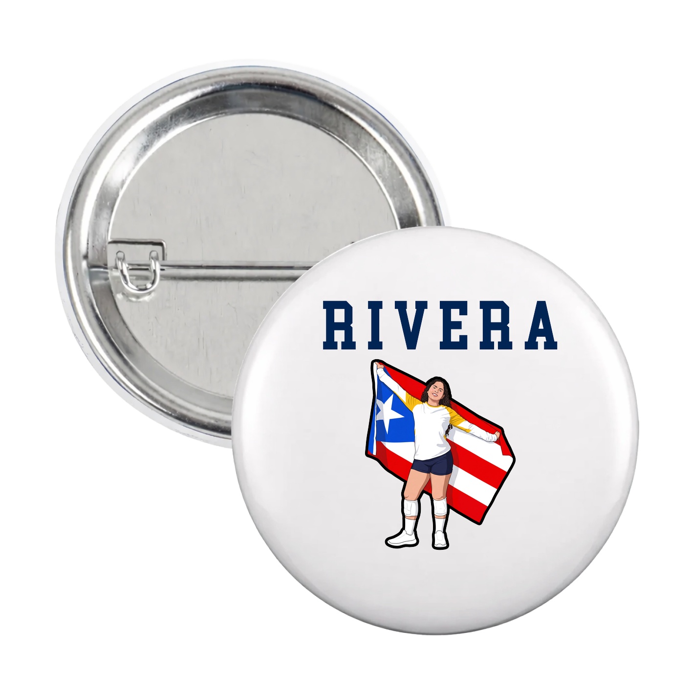 Game Day Button — Shirsey in White
