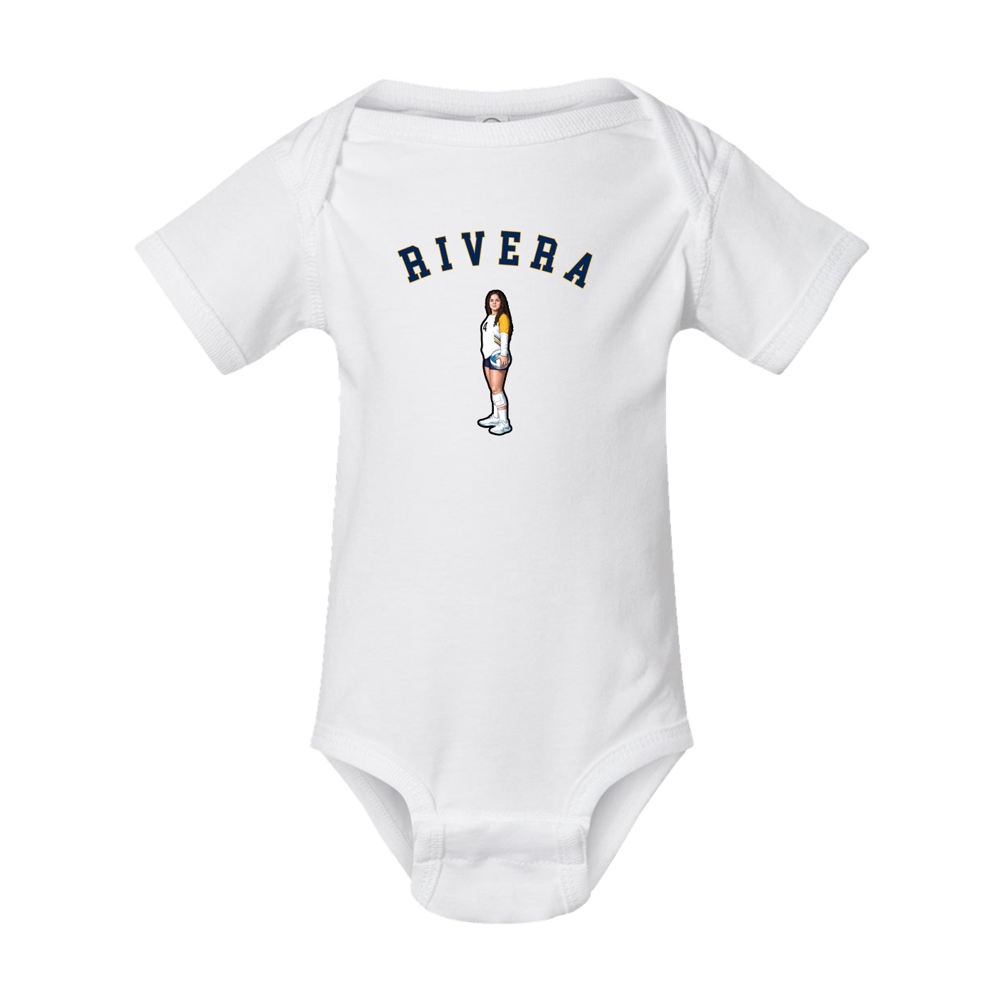 Baby Onesie — Shirsey Arch in White