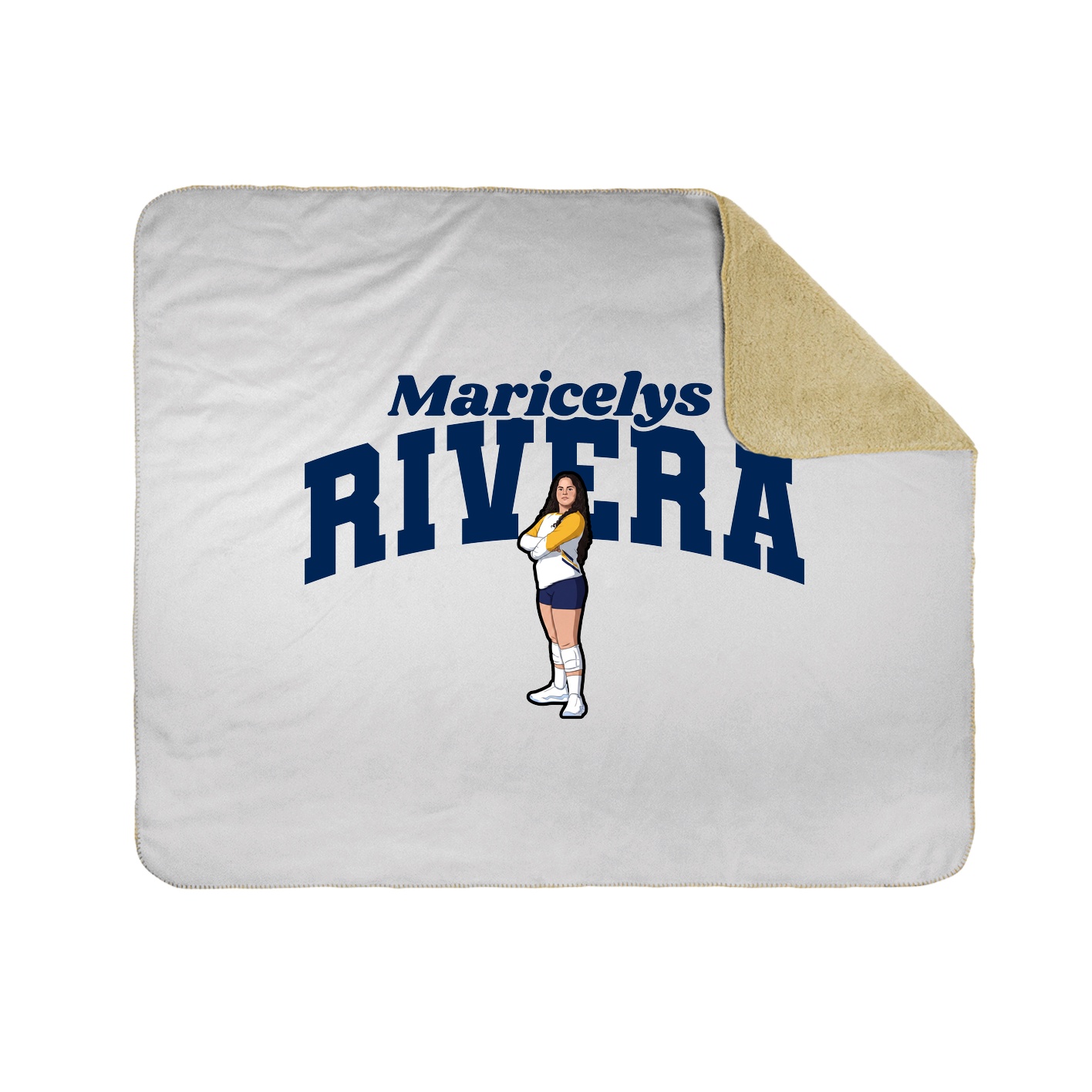 Throw Blanket — Signature Arch in White