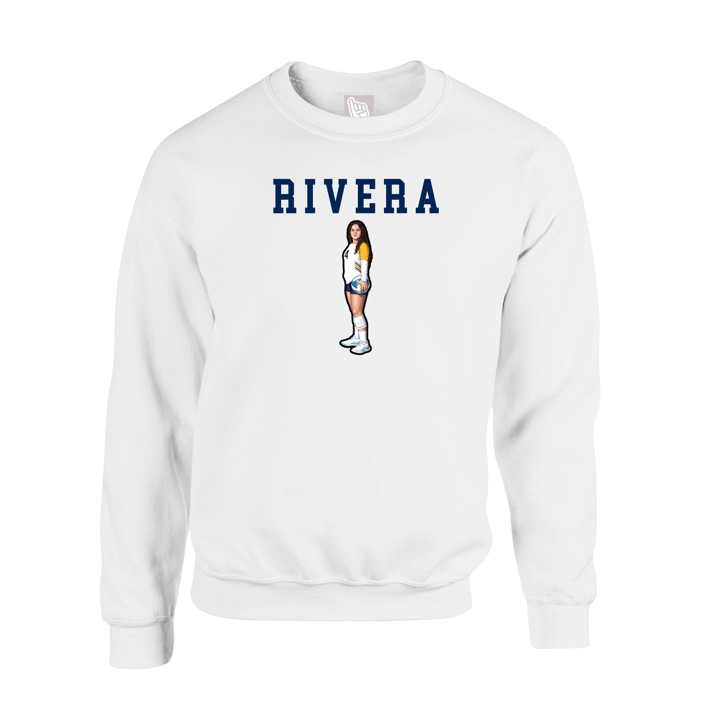 Fleece Crew — Shirsey in White