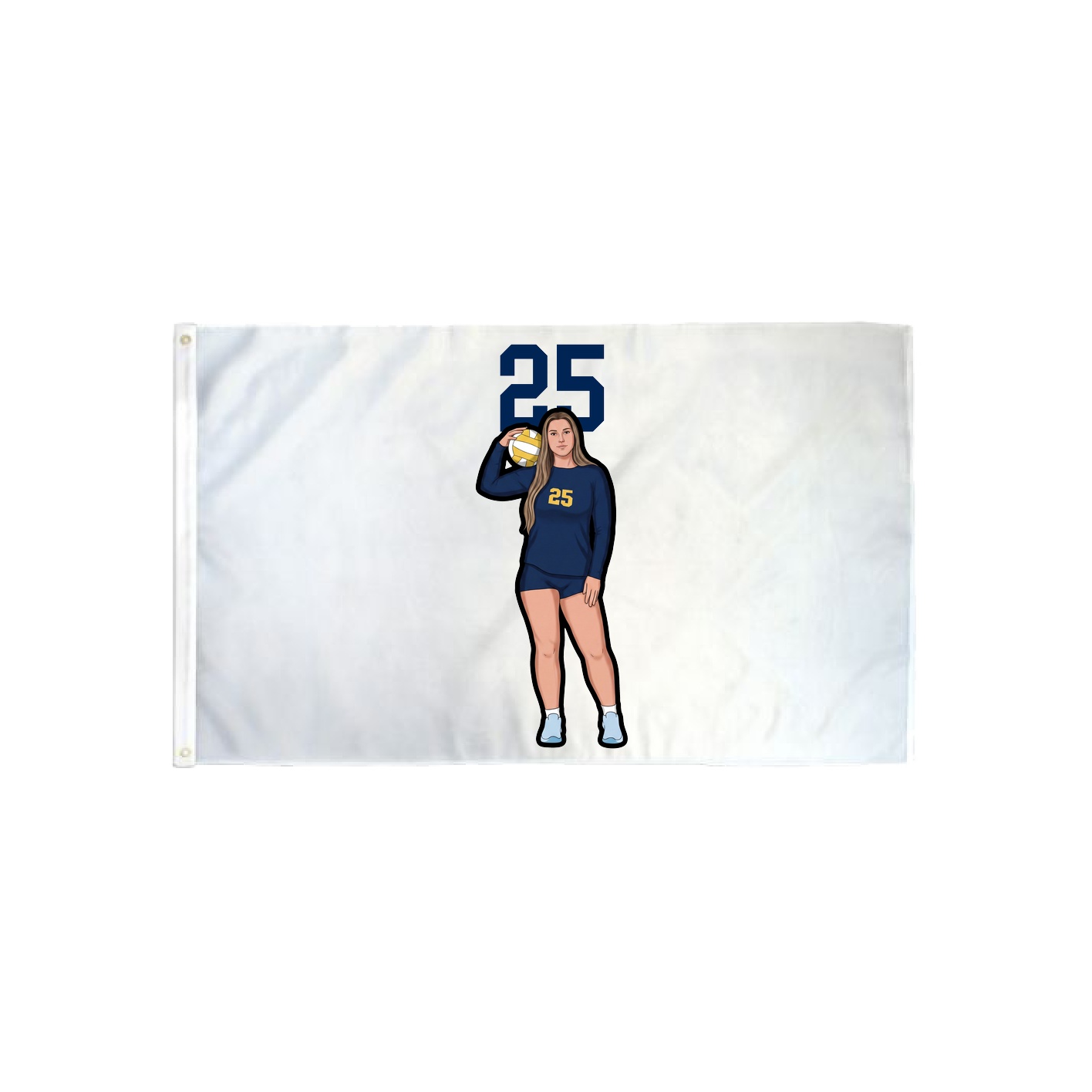 3x5 Flag — Number Top in Classic
