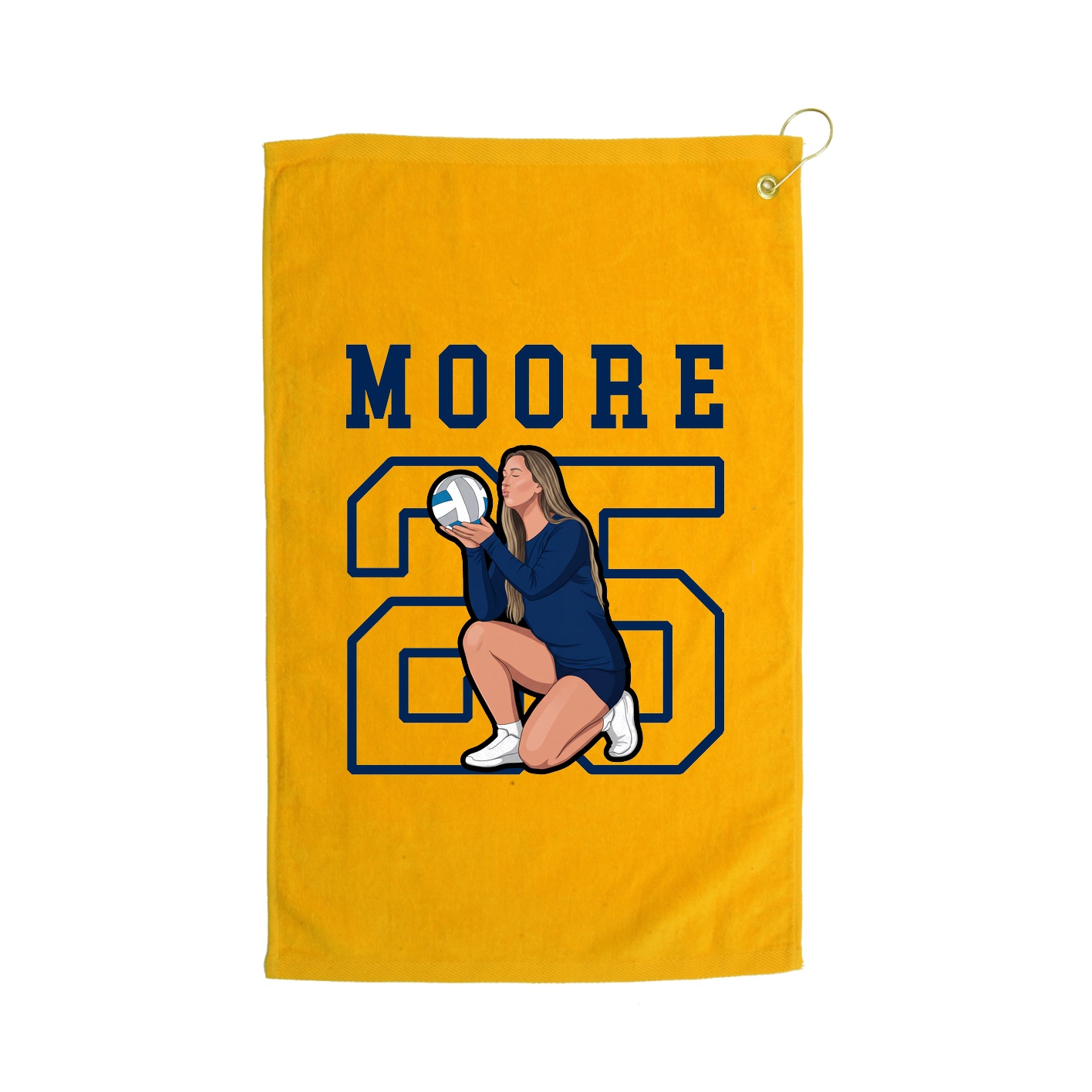 Golf Towel — Shirsey in Gold