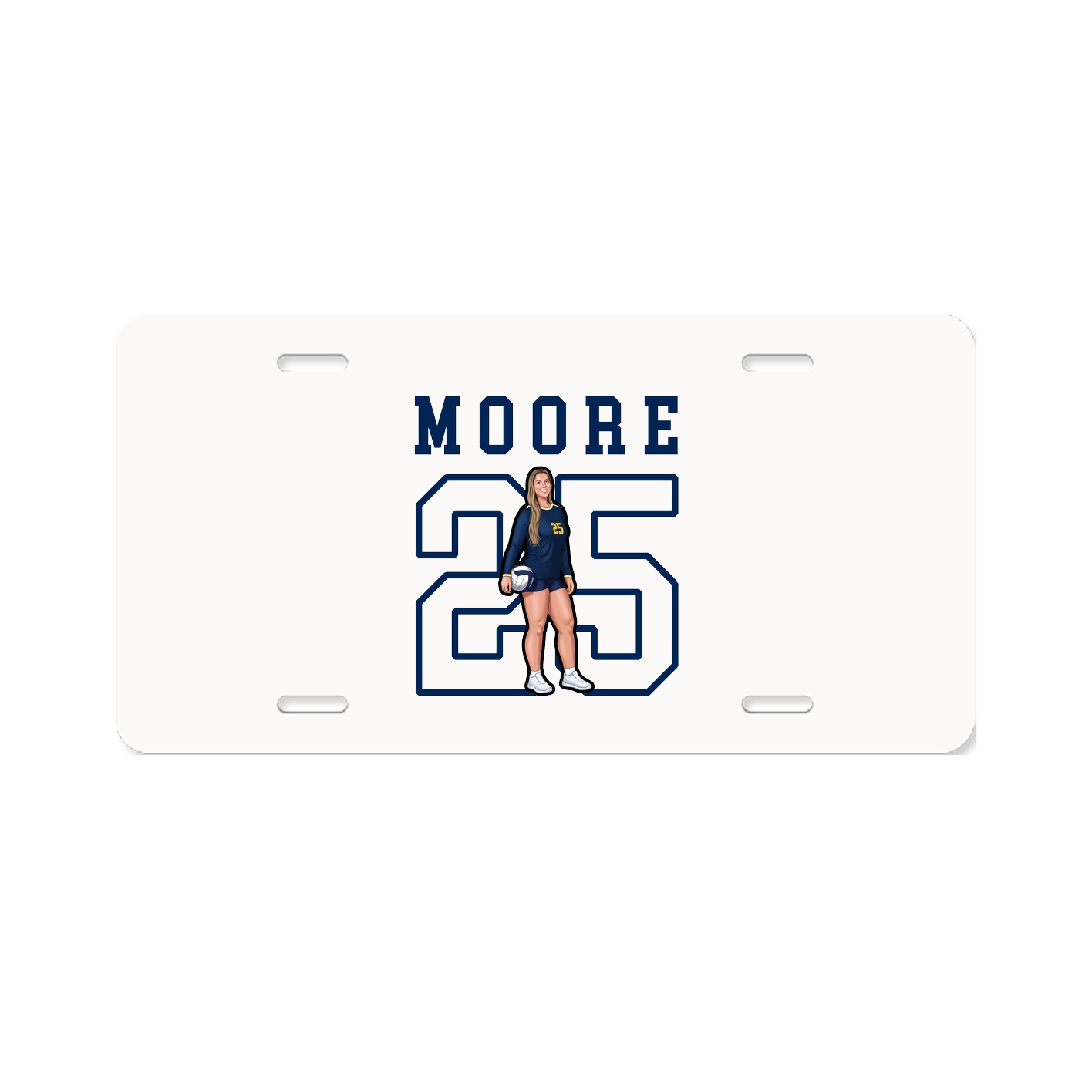 License Plate — Shirsey in Classic