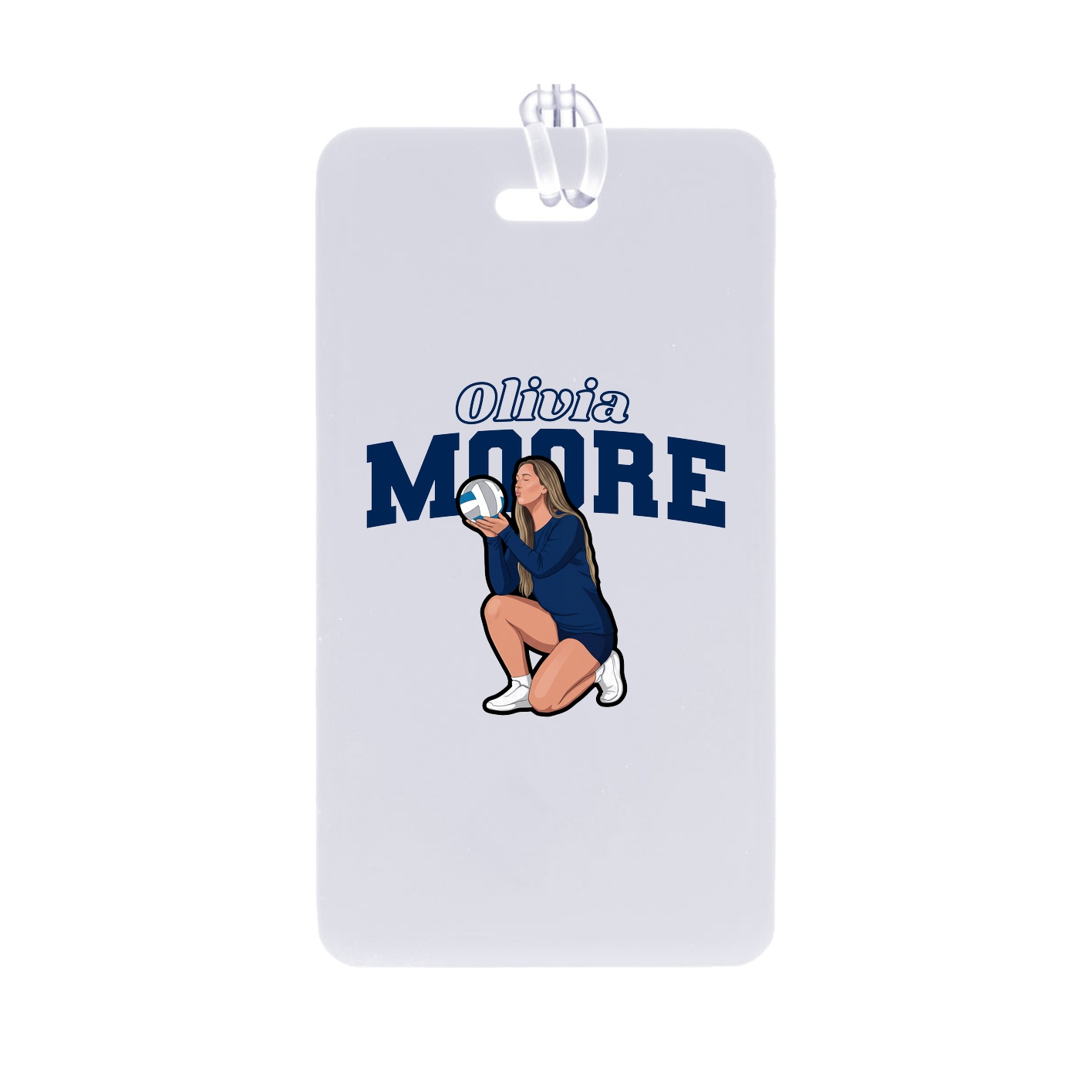 Bag Tag — Name Arch in Classic