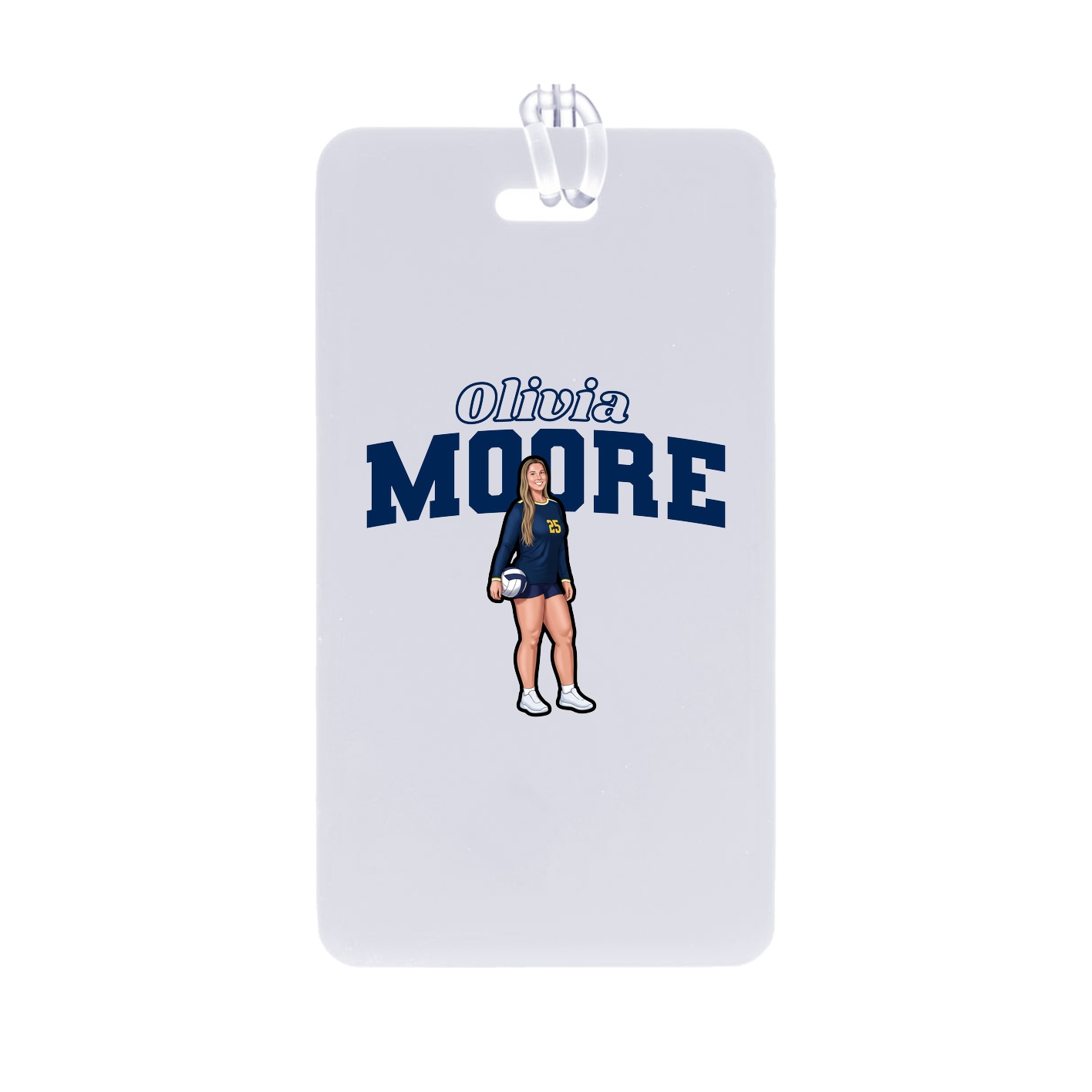 Bag Tag — Name Arch in Classic