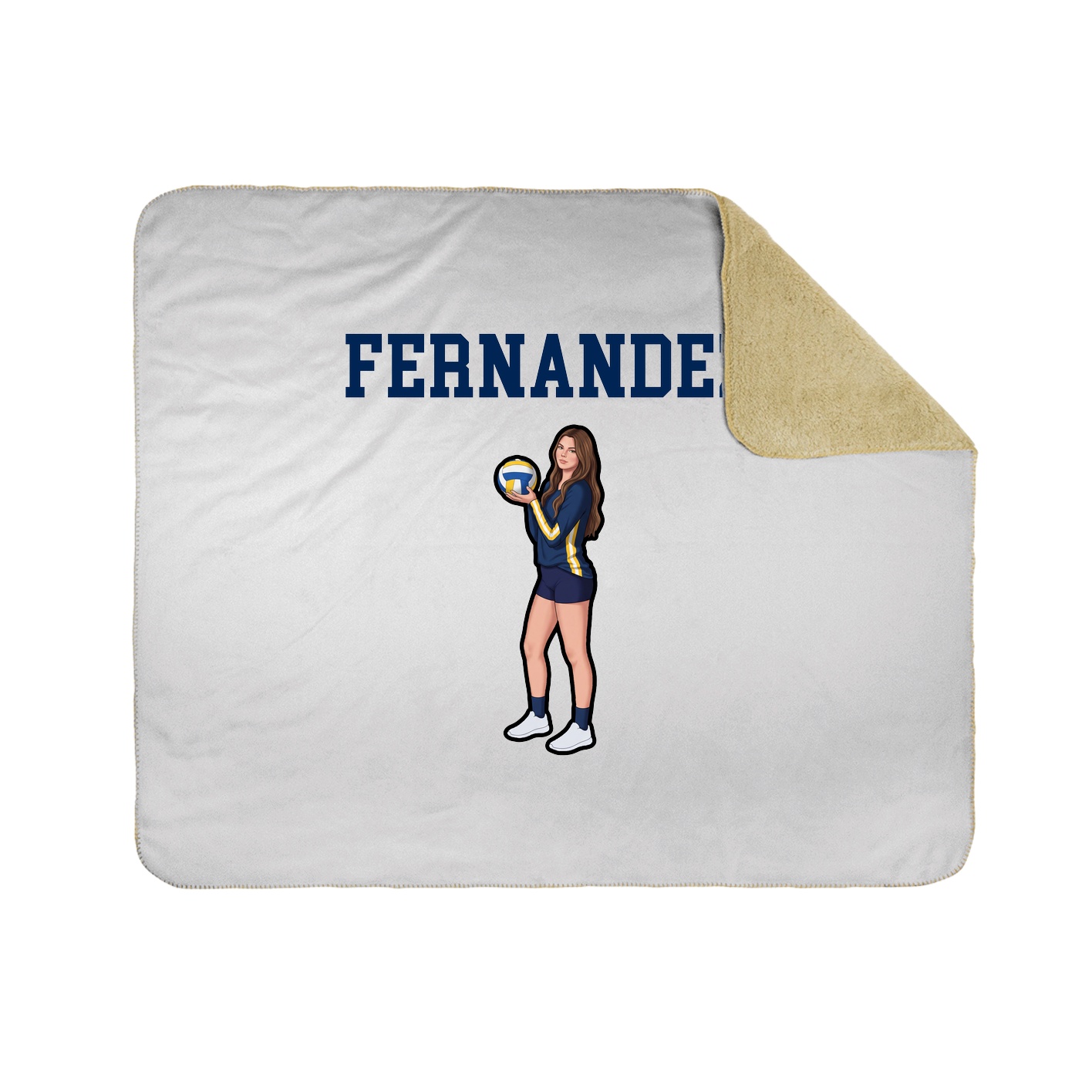 Throw Blanket — Shirsey in White