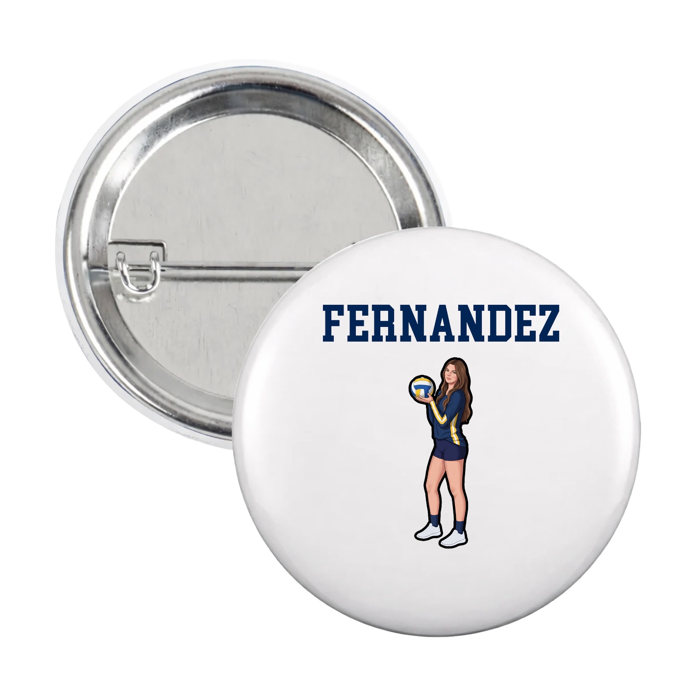 Game Day Button — Shirsey in White