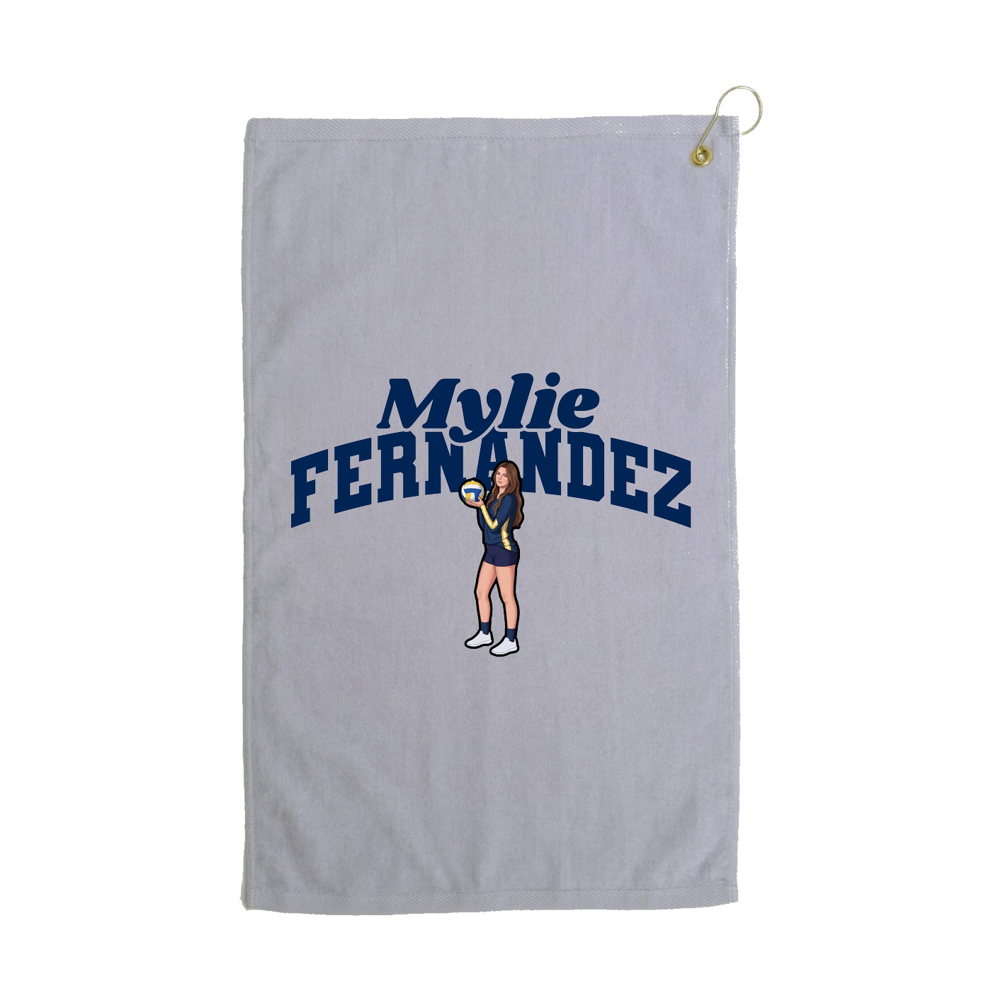 Golf Towel — Signature Arch in Grey