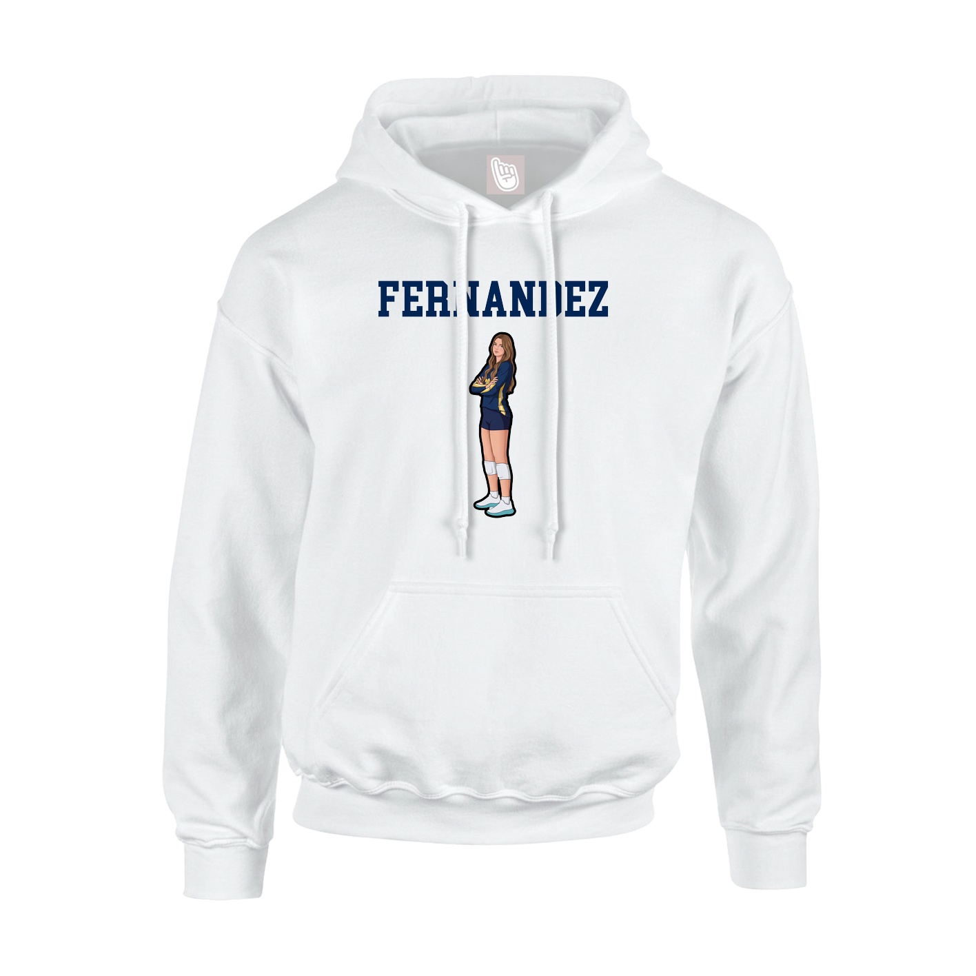 Hoodie — Shirsey in White