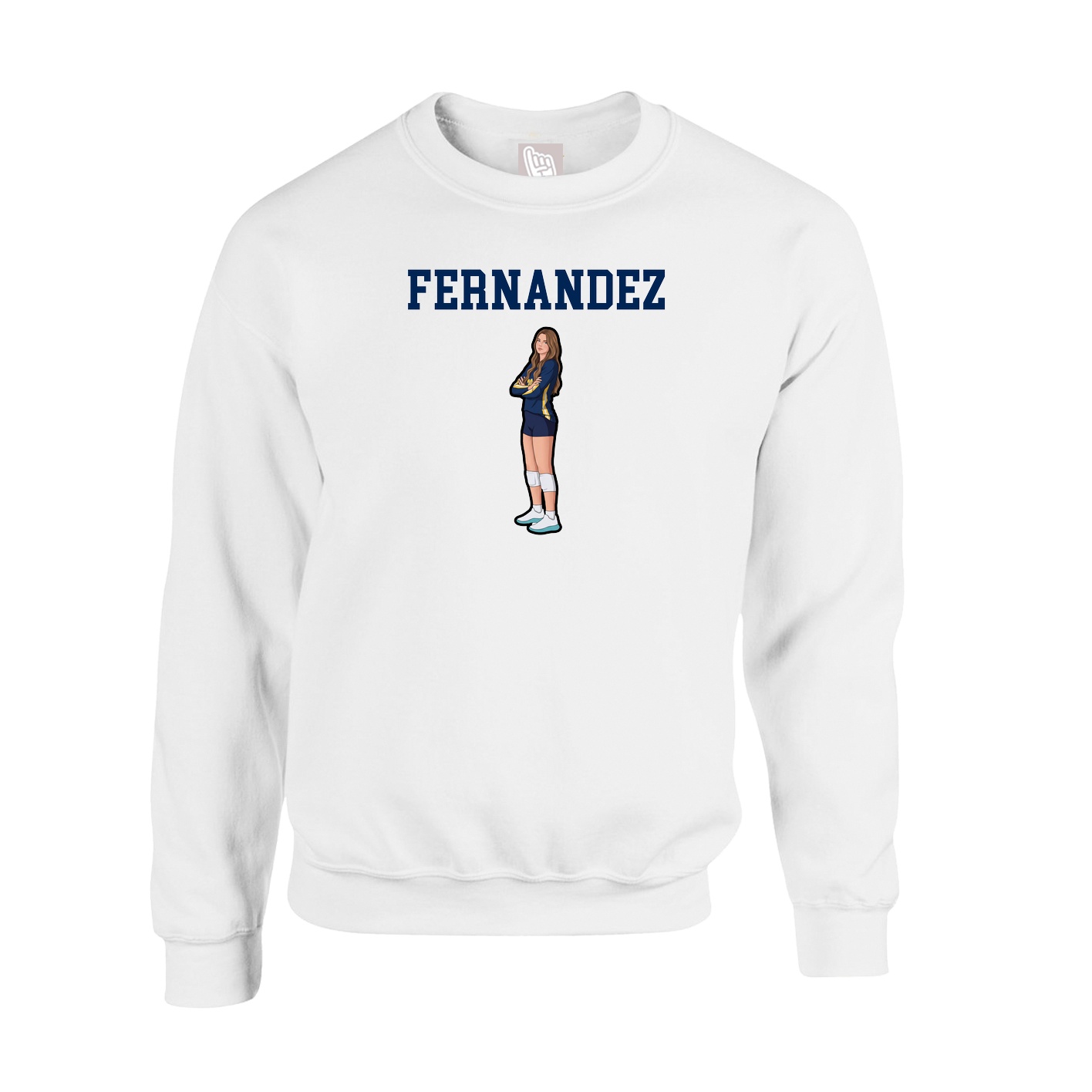 Fleece Crew — Shirsey in White
