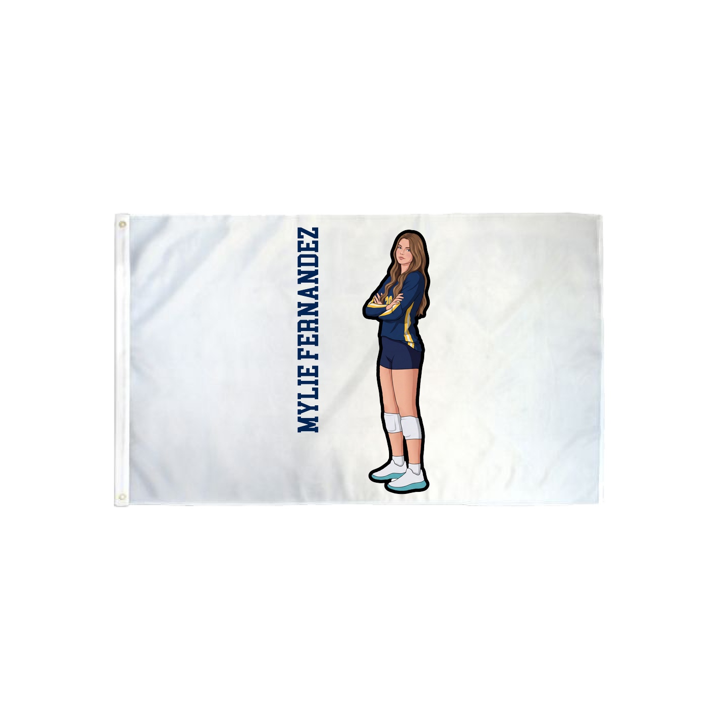 3x5 Flag — Name Vertical in Classic
